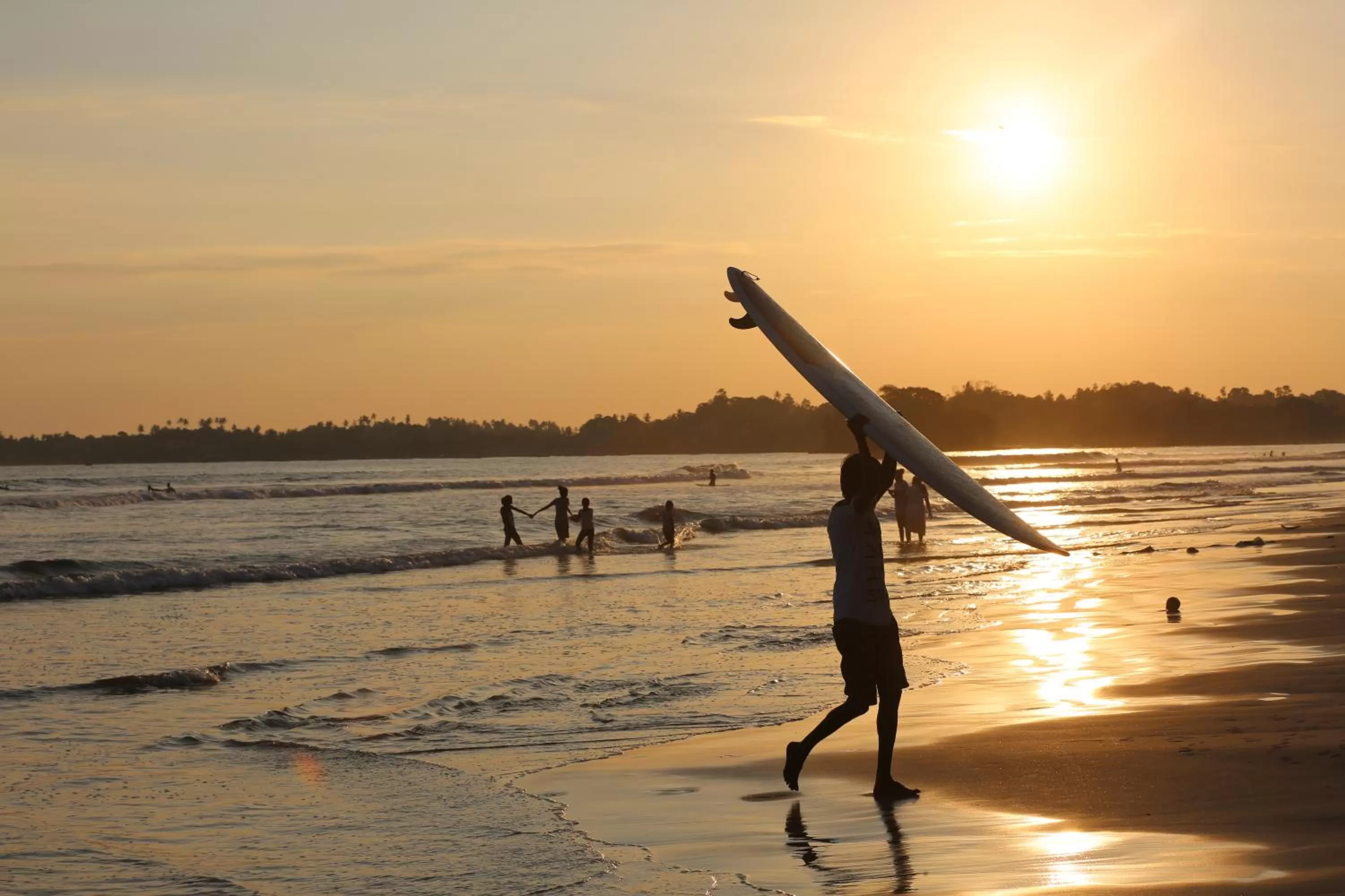 Sunset in Surf Orchid Villa