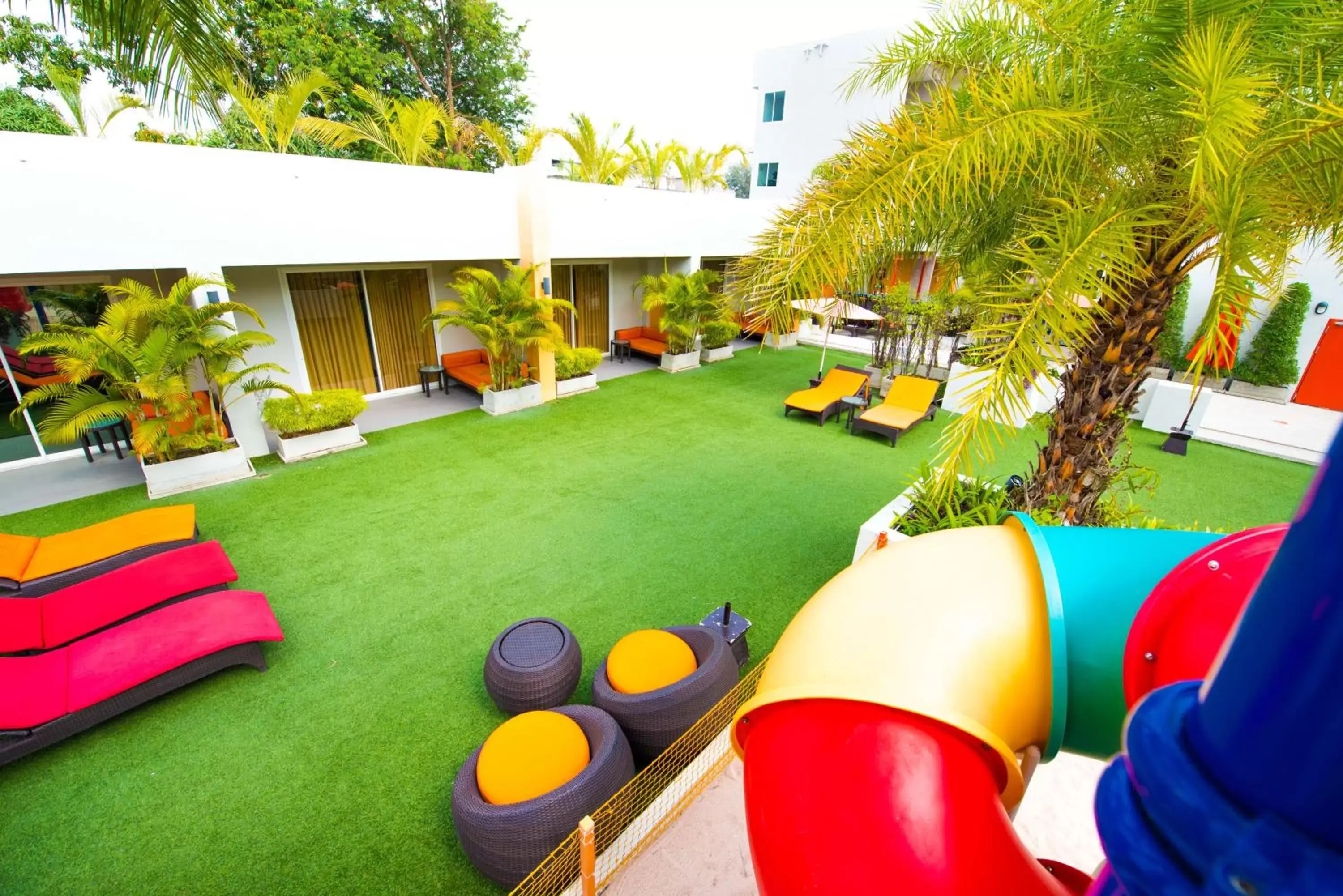 Children play ground in FuramaXclusive Sandara Hua Hin at Cha-am Beach