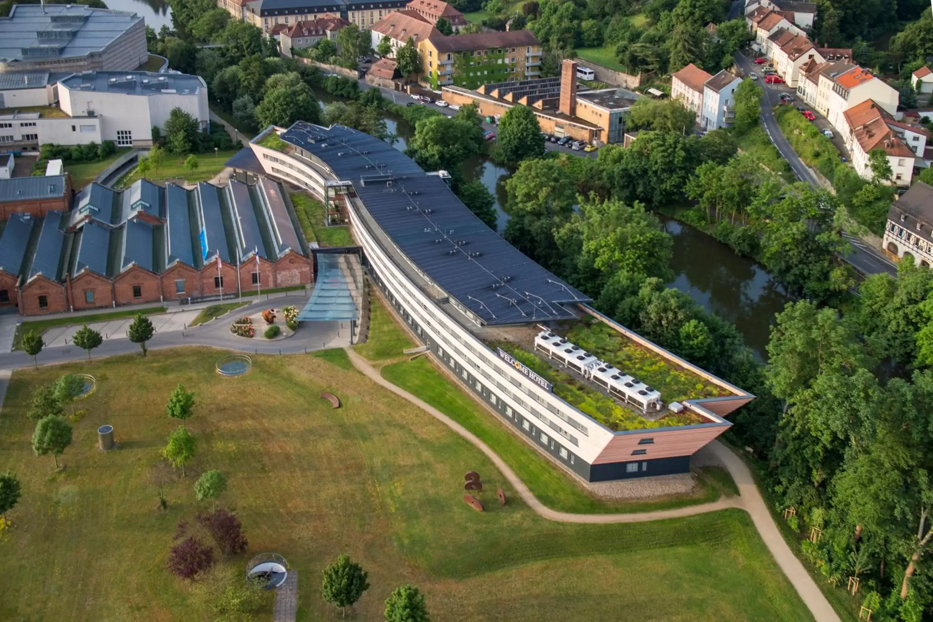 Bird's eye view, Bird's-eye View in Welcome Kongress Hotel Bamberg