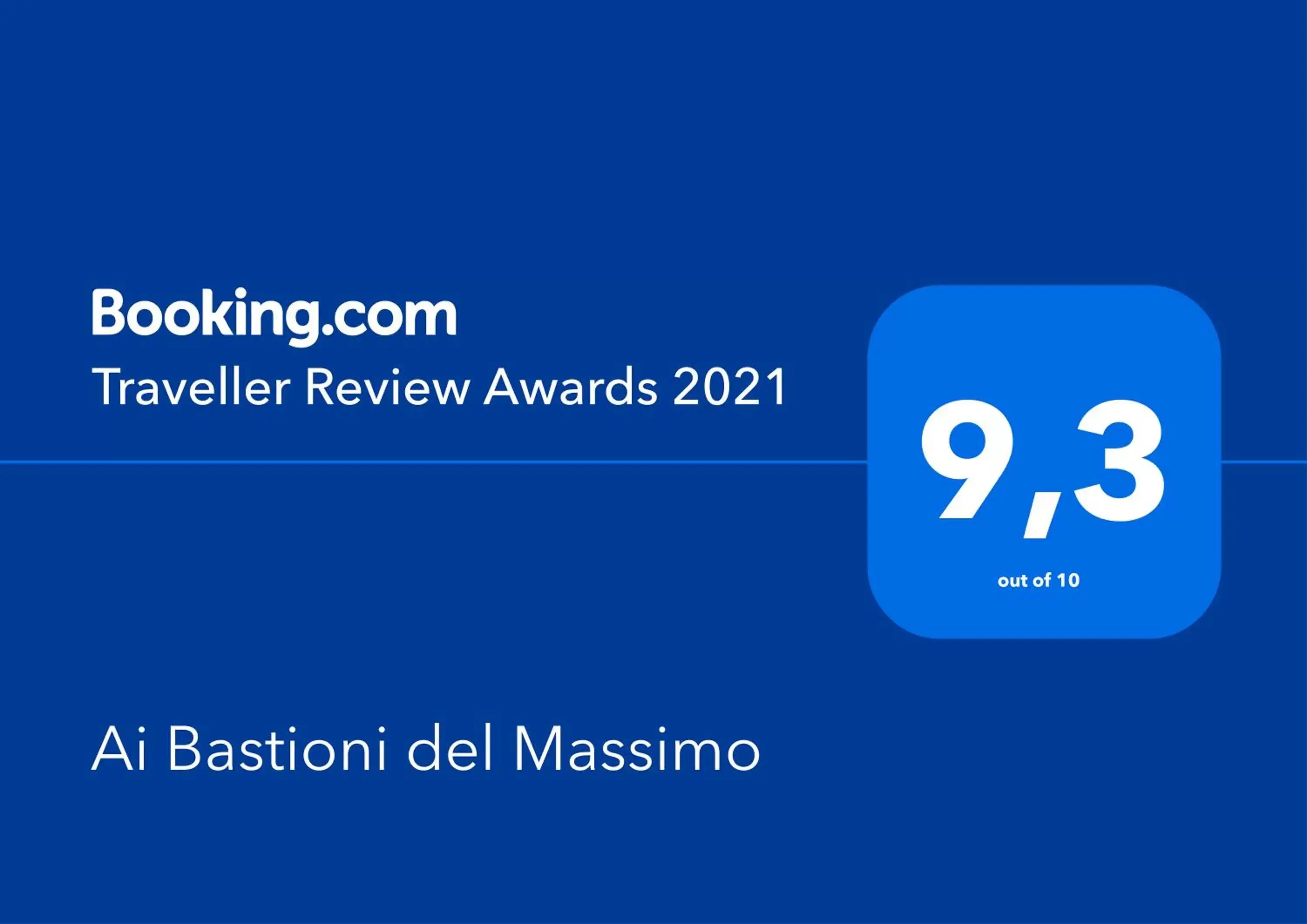 Certificate/Award, Logo/Certificate/Sign/Award in Ai Bastioni del Massimo