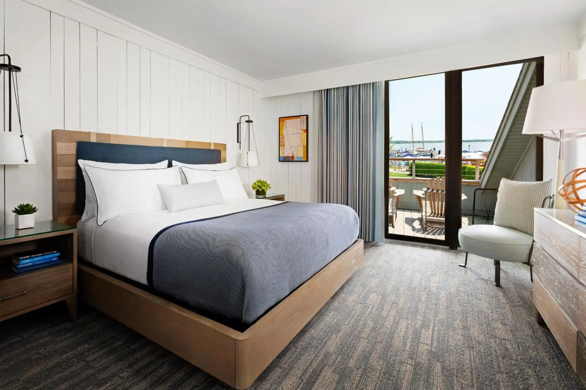 Bedroom, Bed in Montauk Yacht Club