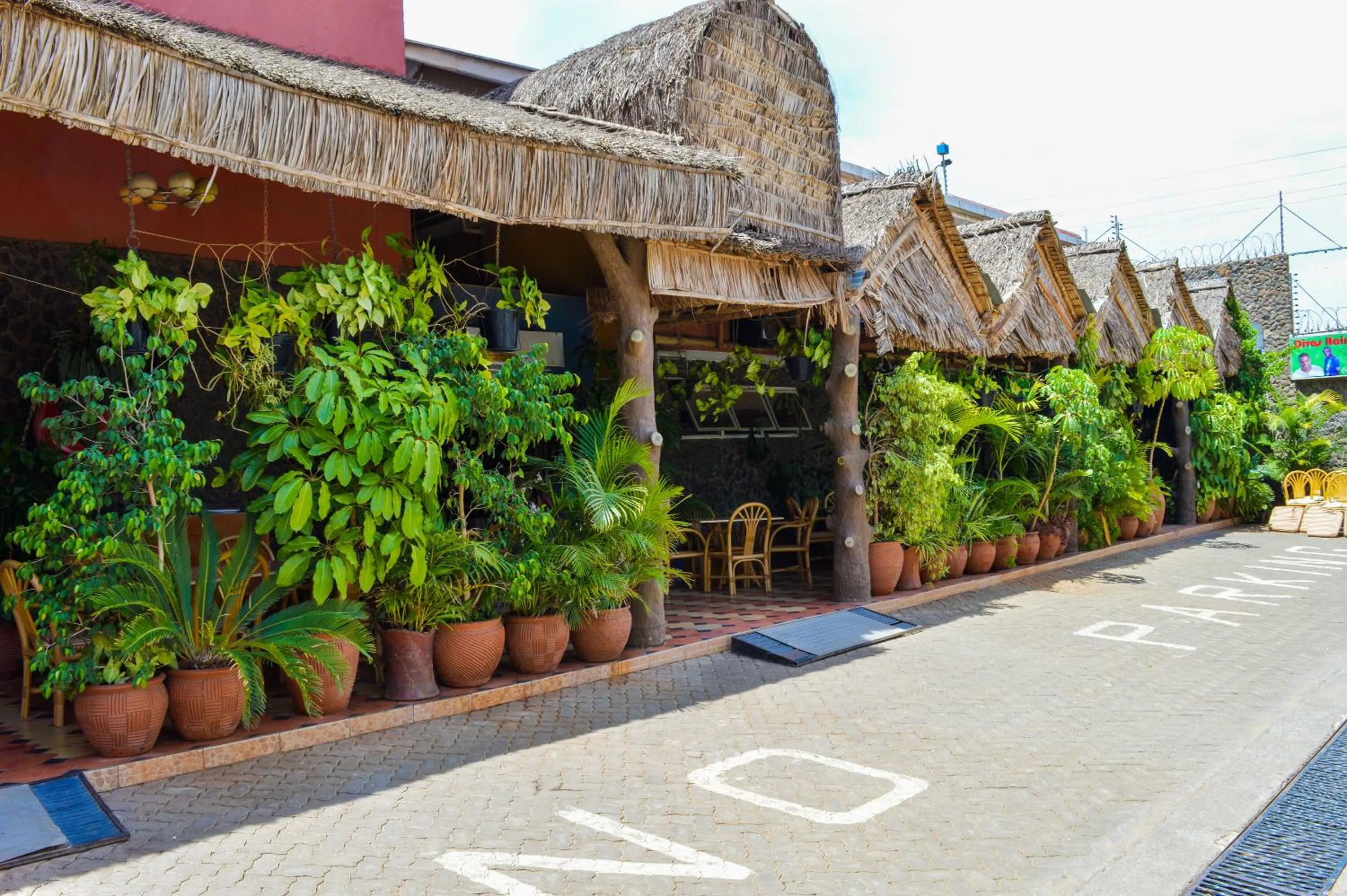 Facade/entrance in Anthena Hotel