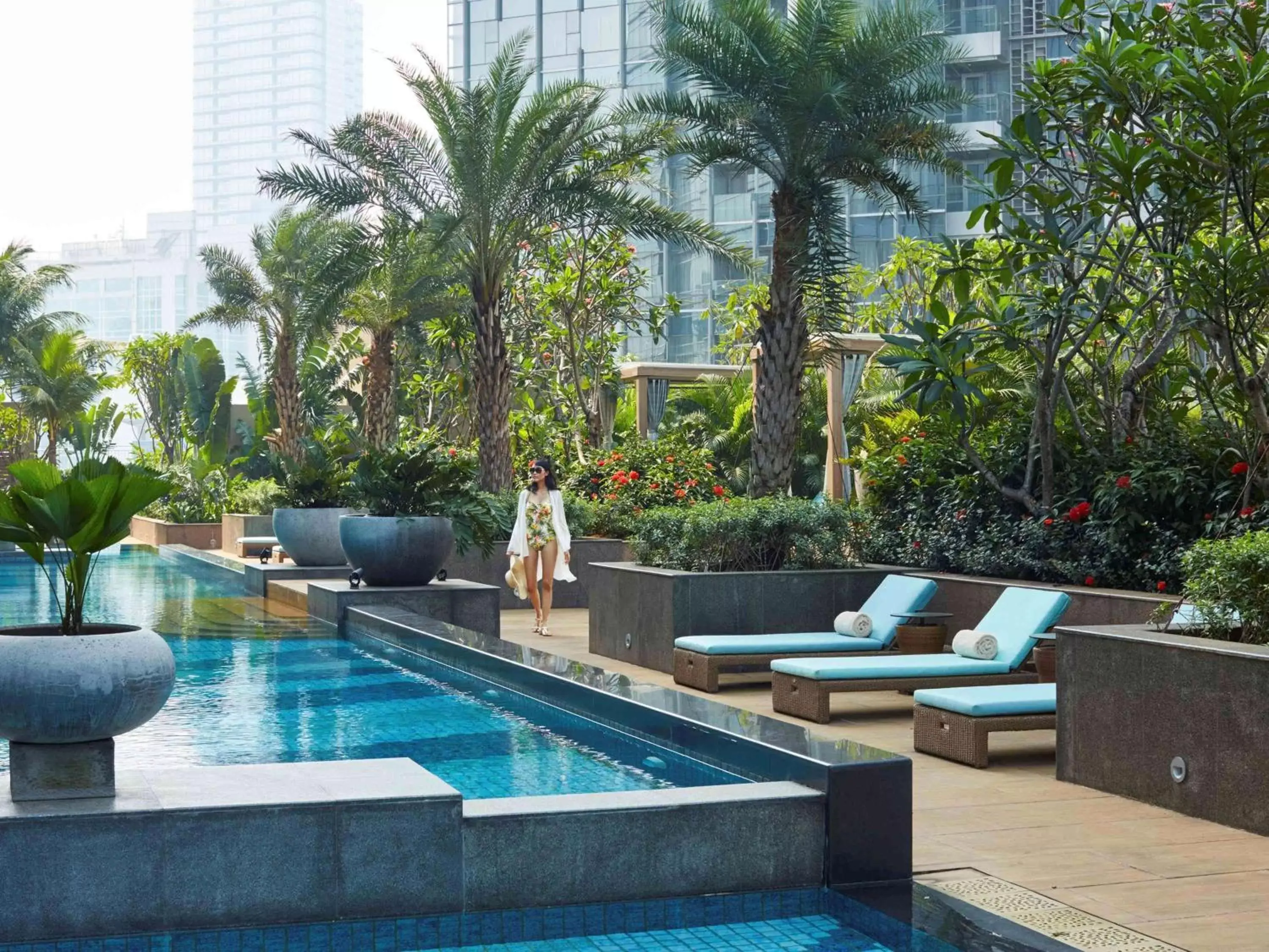 On site, Swimming Pool in Raffles Jakarta