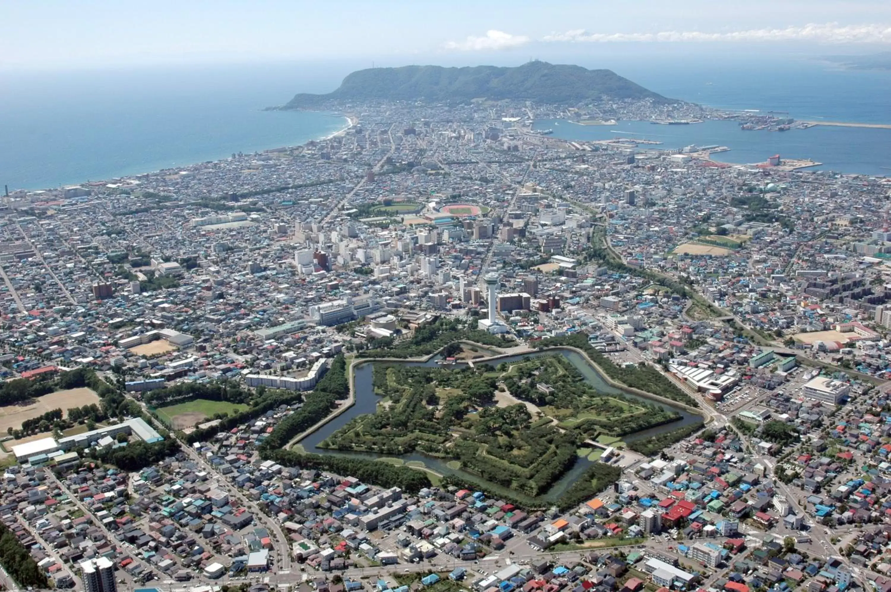 Nearby landmark, Bird's-eye View in HOTEL MYSTAYS Hakodate Goryokaku