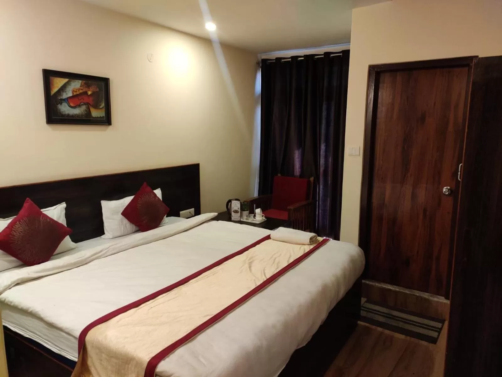 Bed in Hotel The Narayani Continental