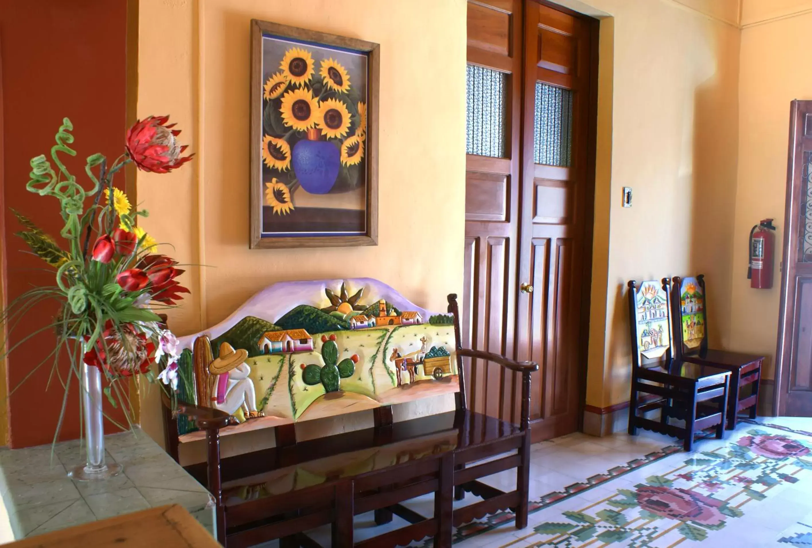 Lobby or reception, Seating Area in Hotel del Peregrino Boutique Hotel