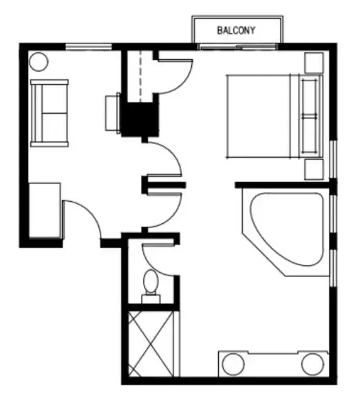 Floor Plan in The Setting Inn Willamette Valley