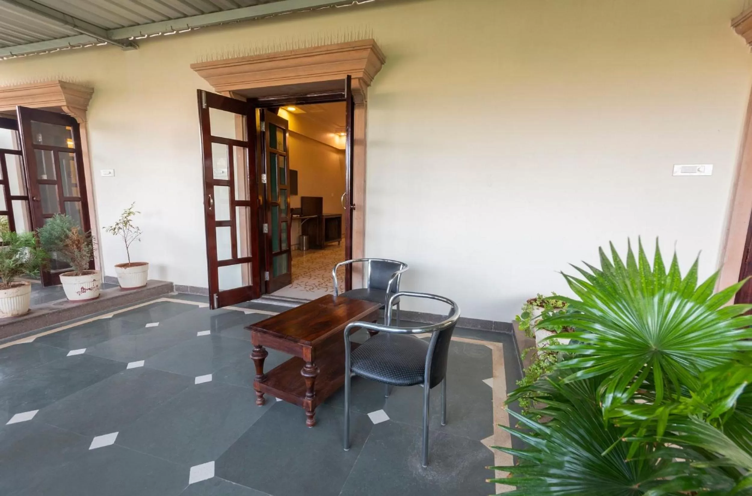 Patio in Hanuwant Niwas Jodhpur