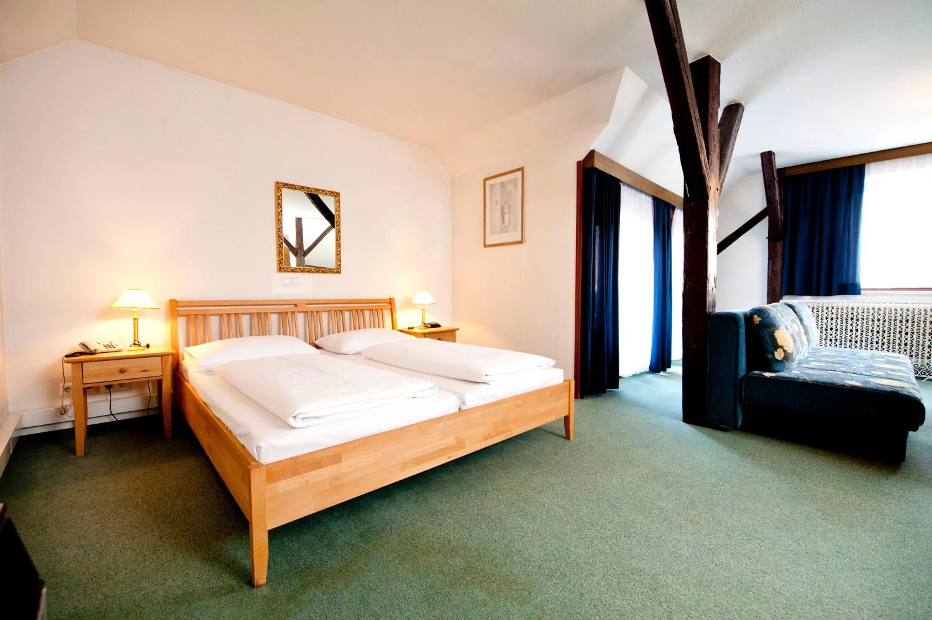 Bed in Hotel Mariahilf