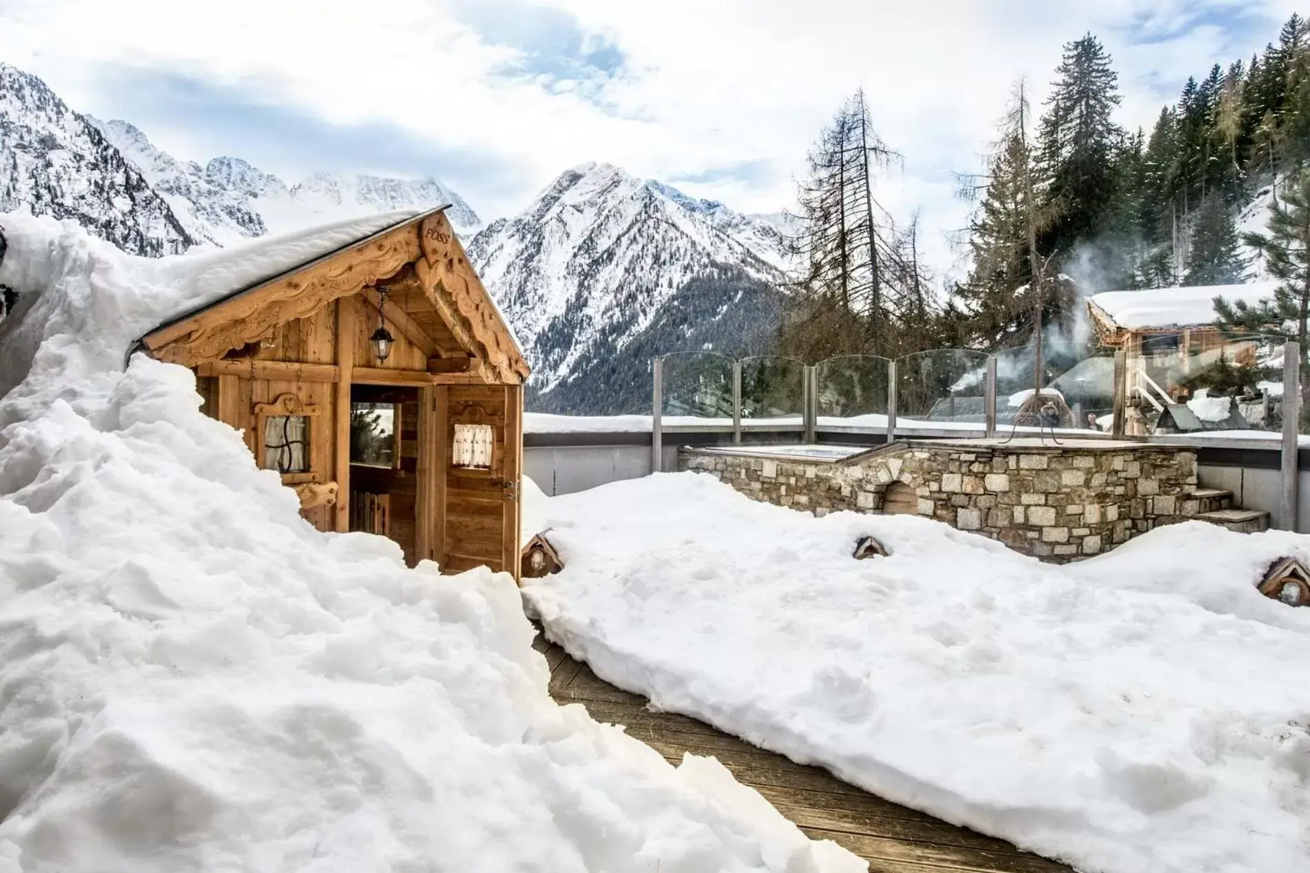 Winter in Hotel Chalet Al Foss