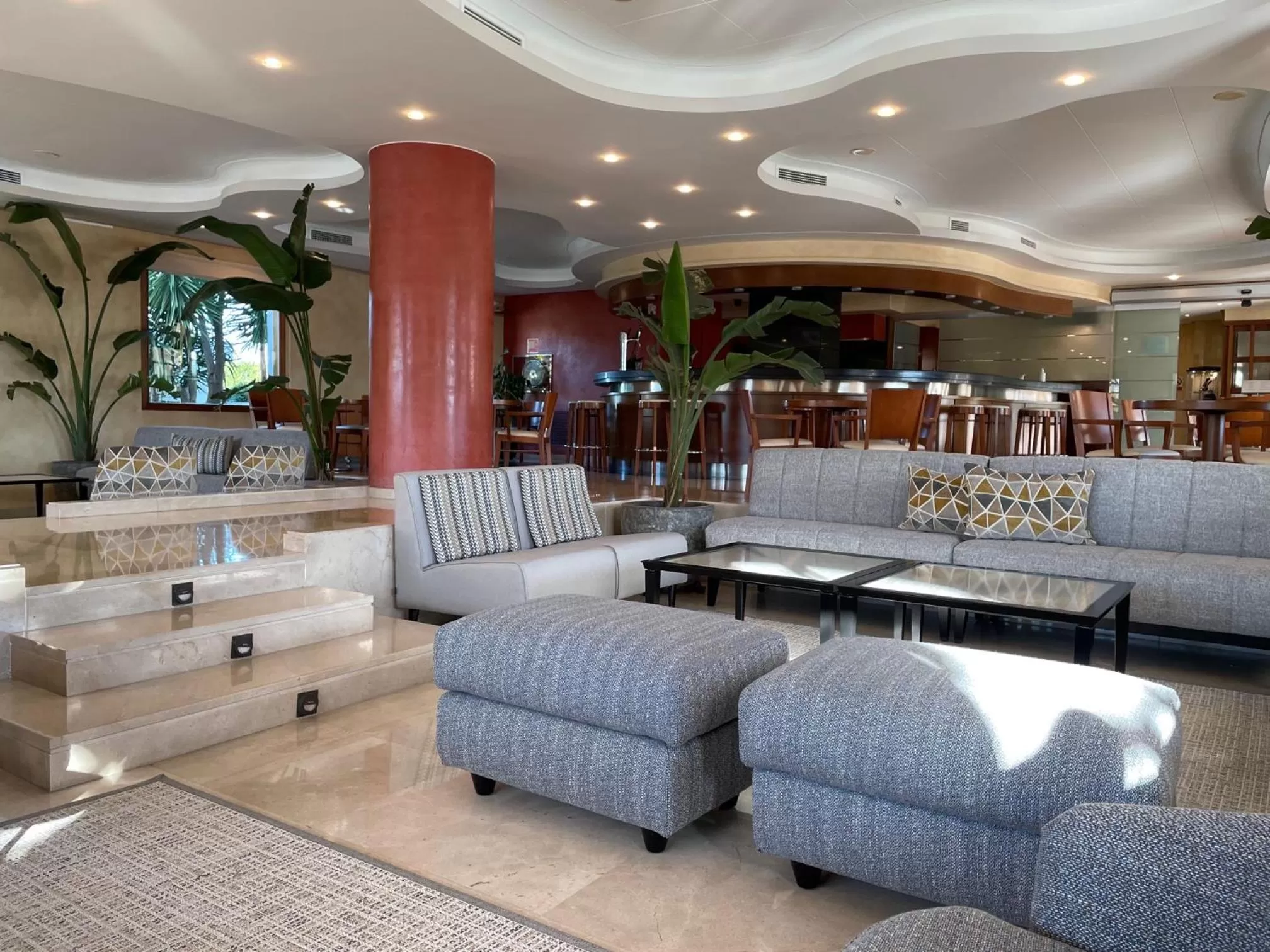 Communal lounge/ TV room in Hotel Restaurant Bon Retorn