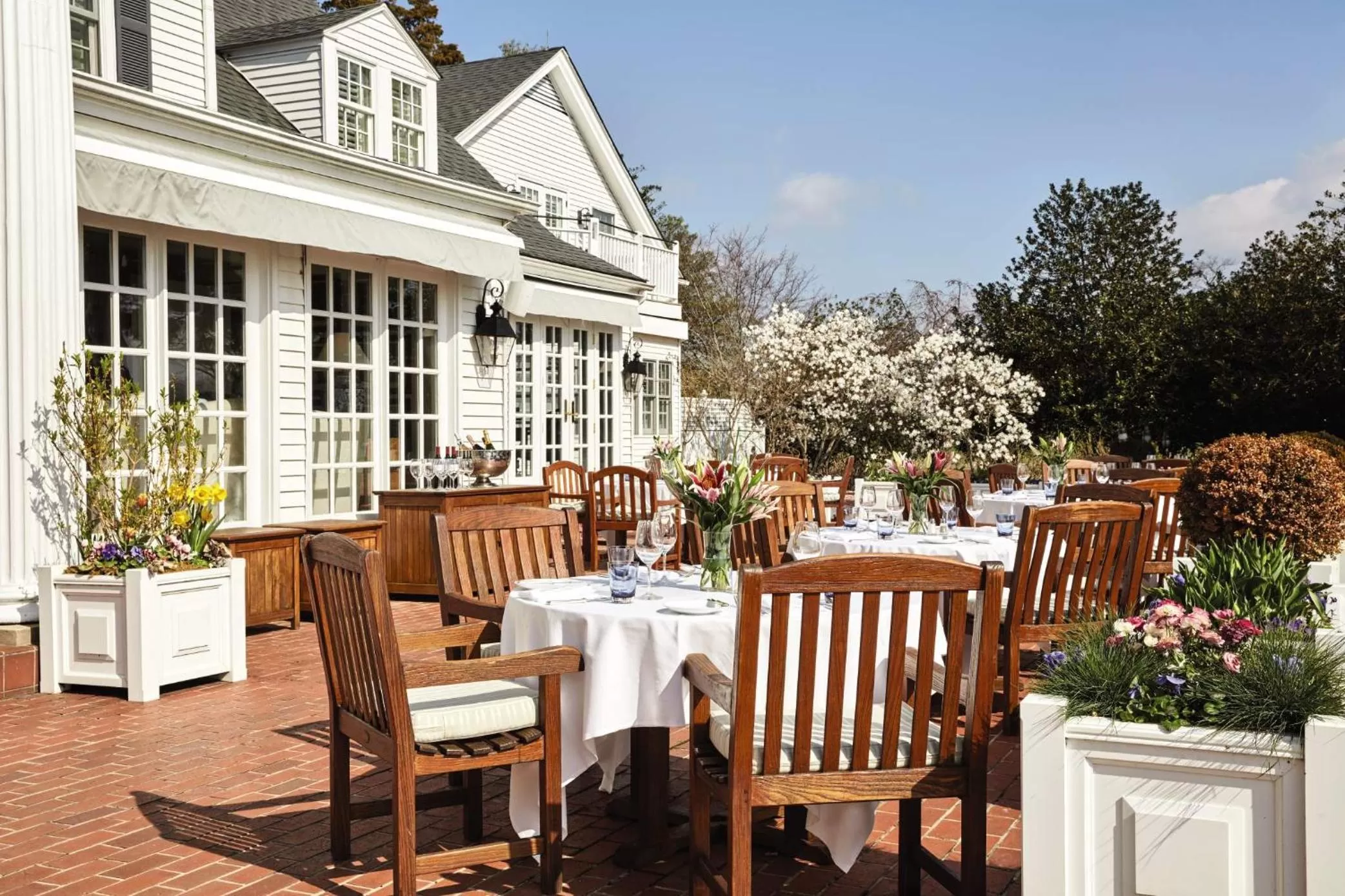 Patio in Inn at Perry Cabin