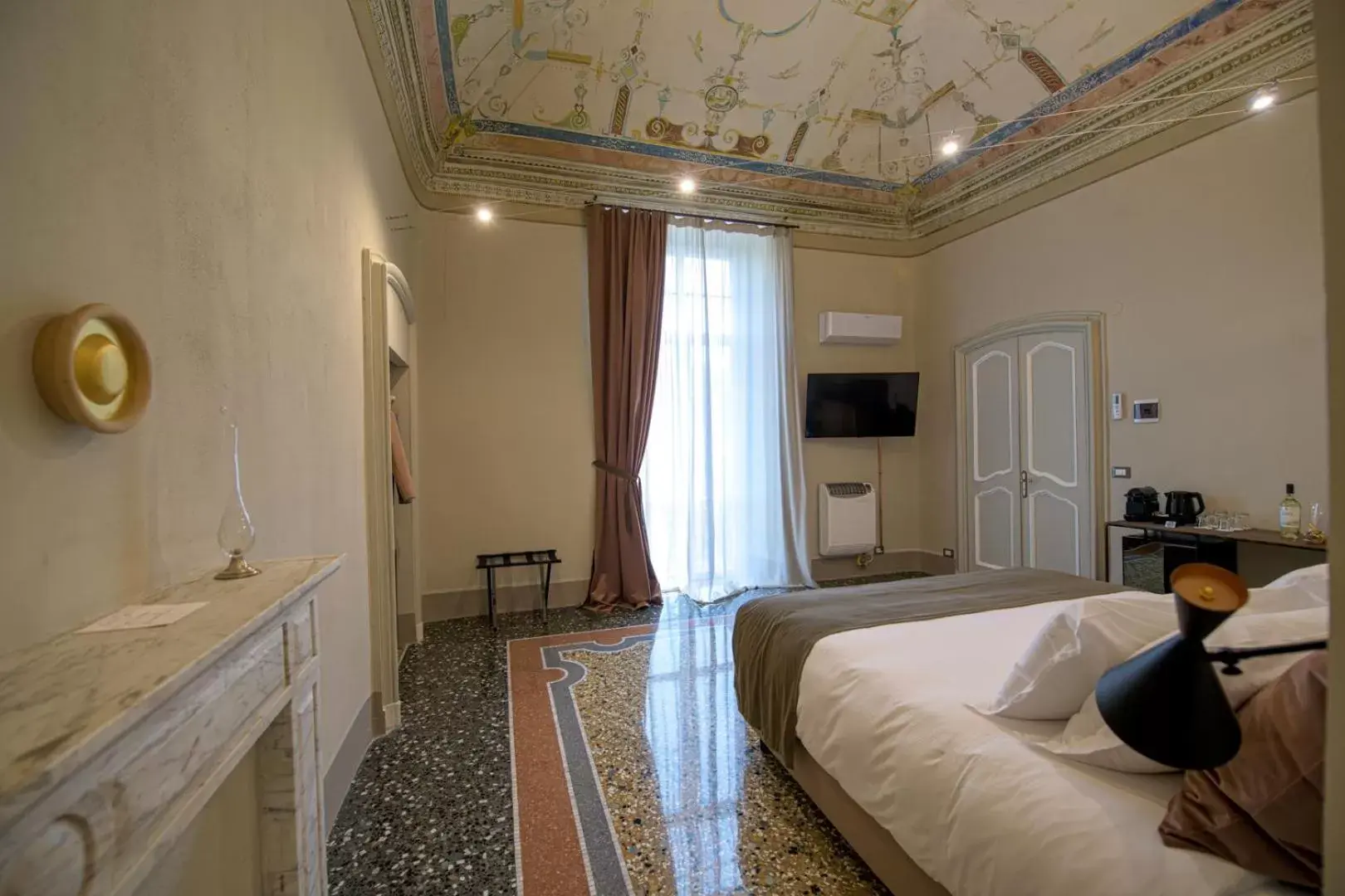 Bed in Palazzo Sertorio Suites