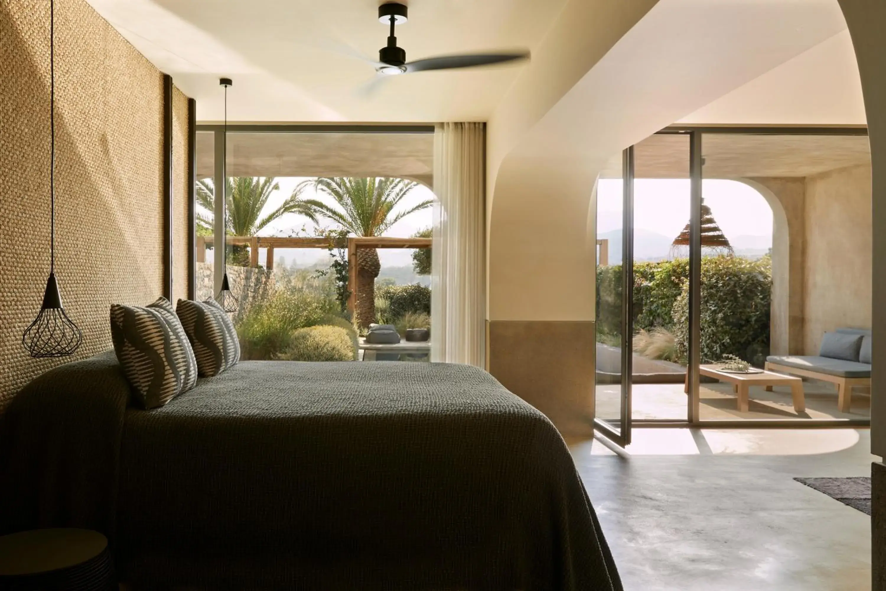 Bedroom, Bed in Minos Palace Resort - Adults Only Bedroom, Bed in Minos Palace Resort - Adults Only