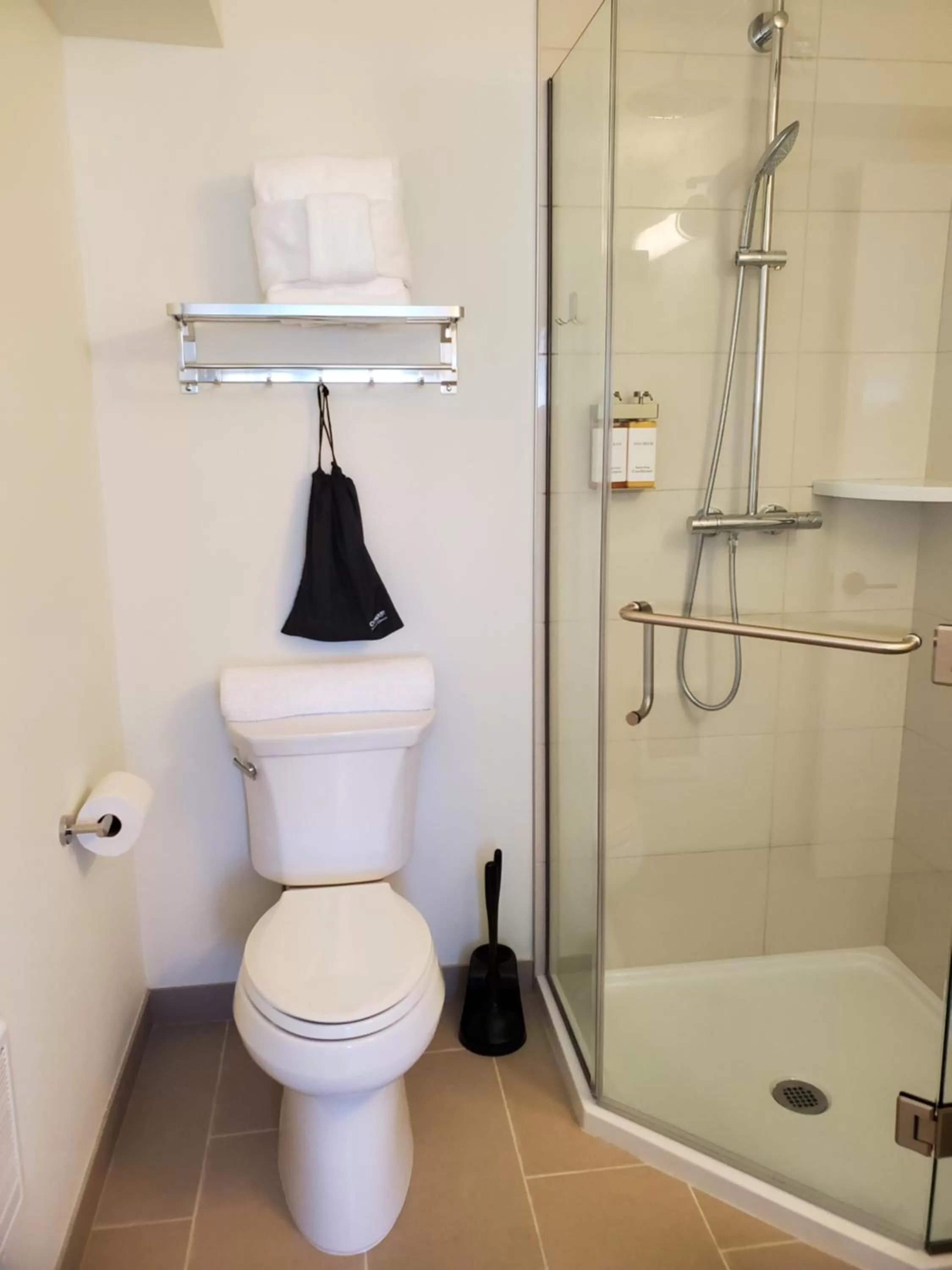 Shower, Bathroom in Moonstone Beach Motel