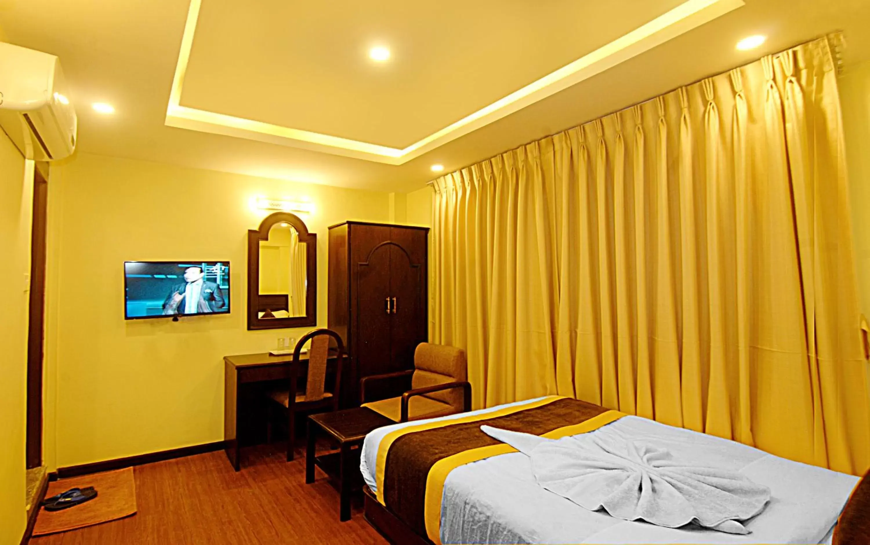 Bed in Hotel Tenki Kathmandu Bed in Hotel Tenki Kathmandu