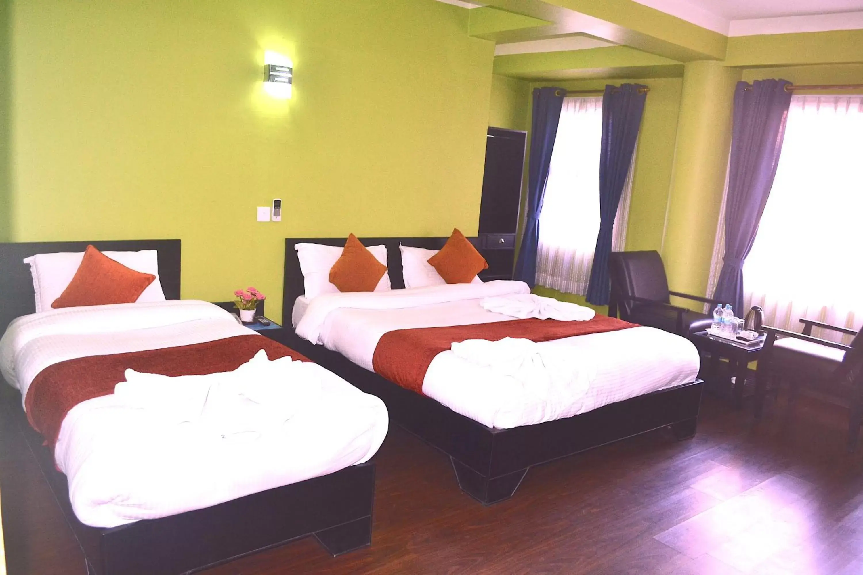 Photo of the whole room, Bed in Hotel Access Nepal