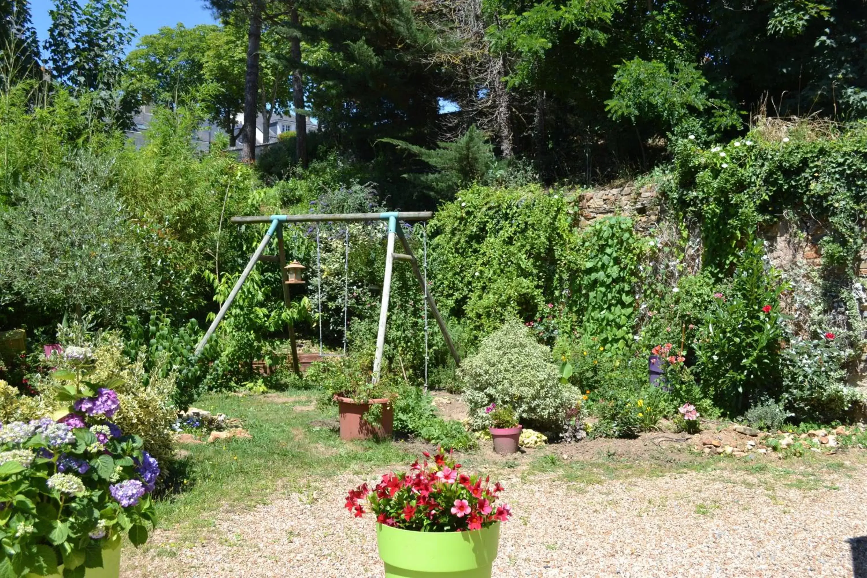 Children play ground, Garden in Hôtel Le Castel