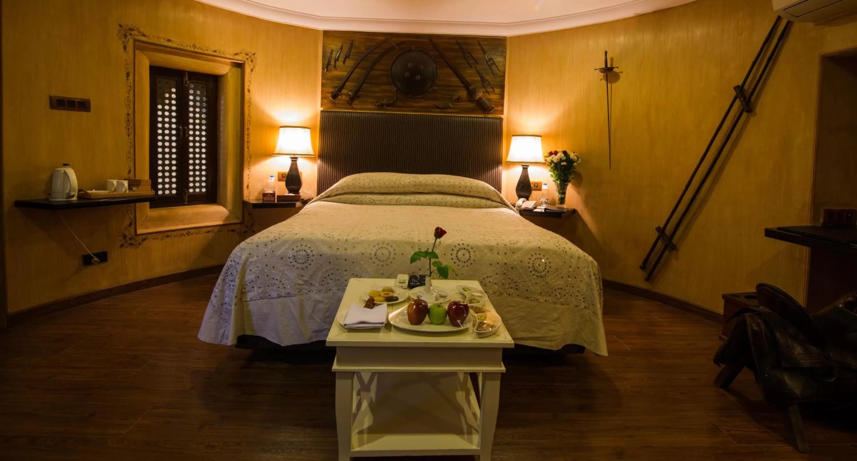 Bed in Ajit Bhawan - A Palace Resort