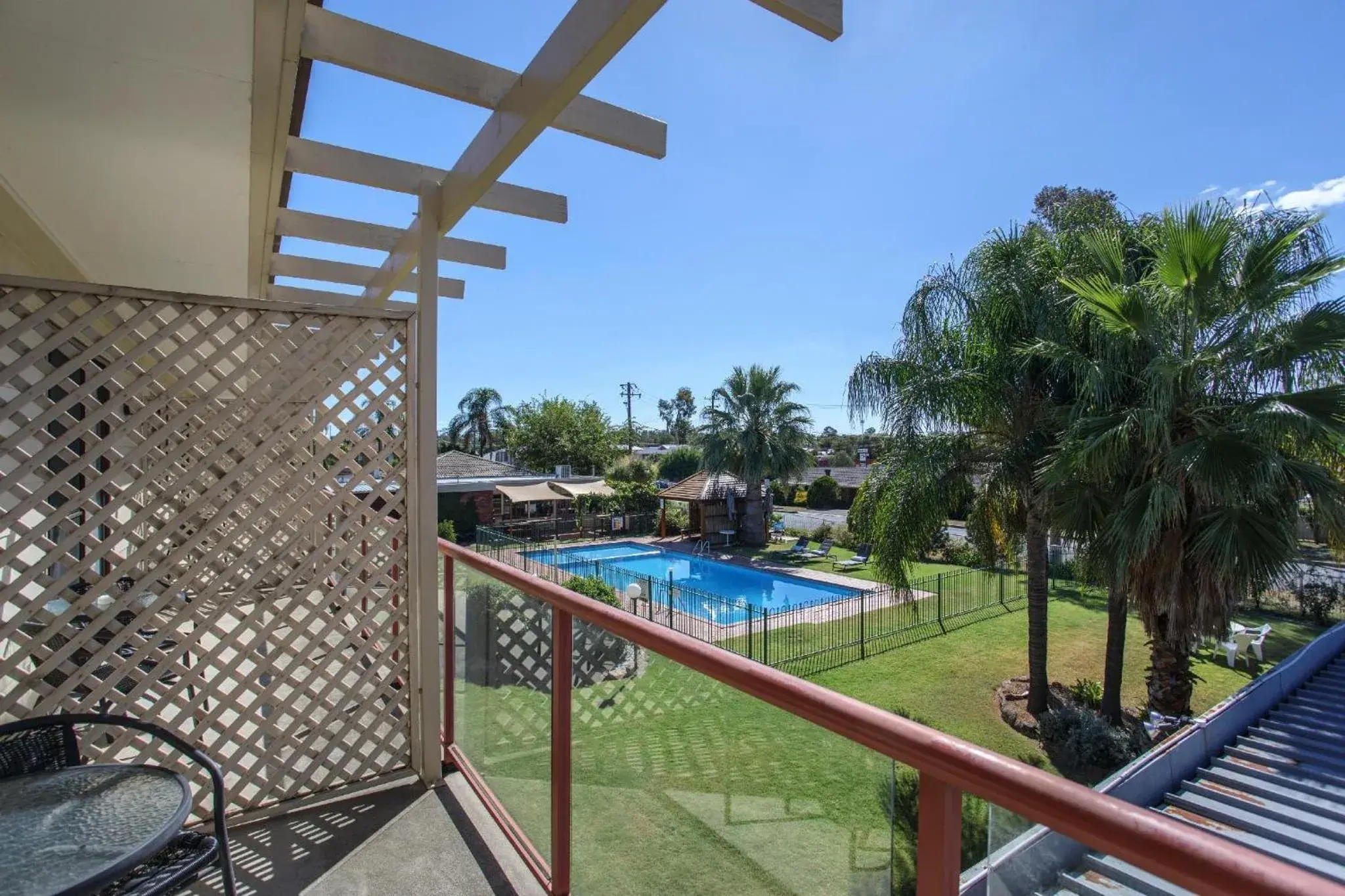 View (from property/room), Pool View in Redhill Tamworth Motor Inn and Conference Centre