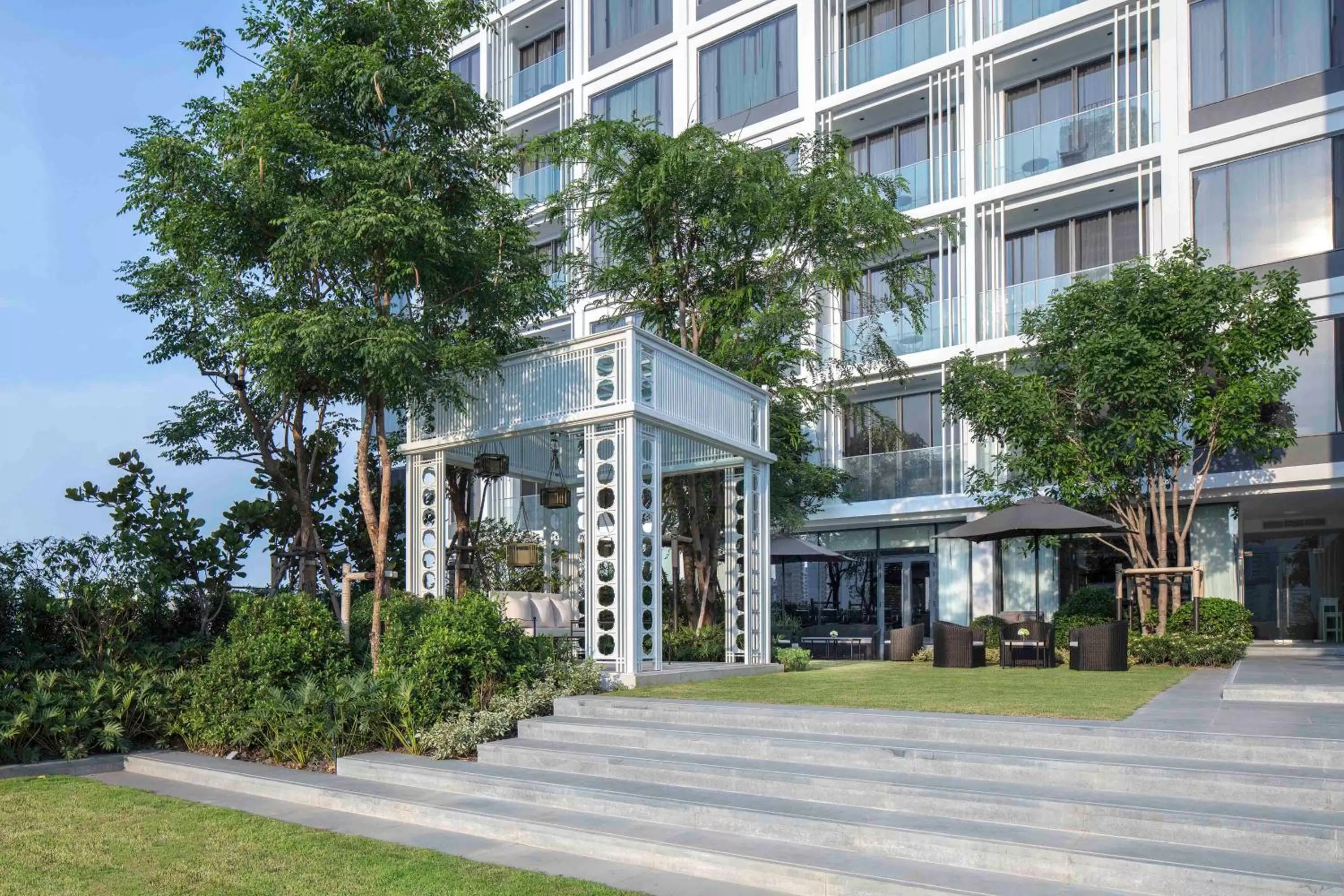 Garden in 137 Pillars Residences Bangkok