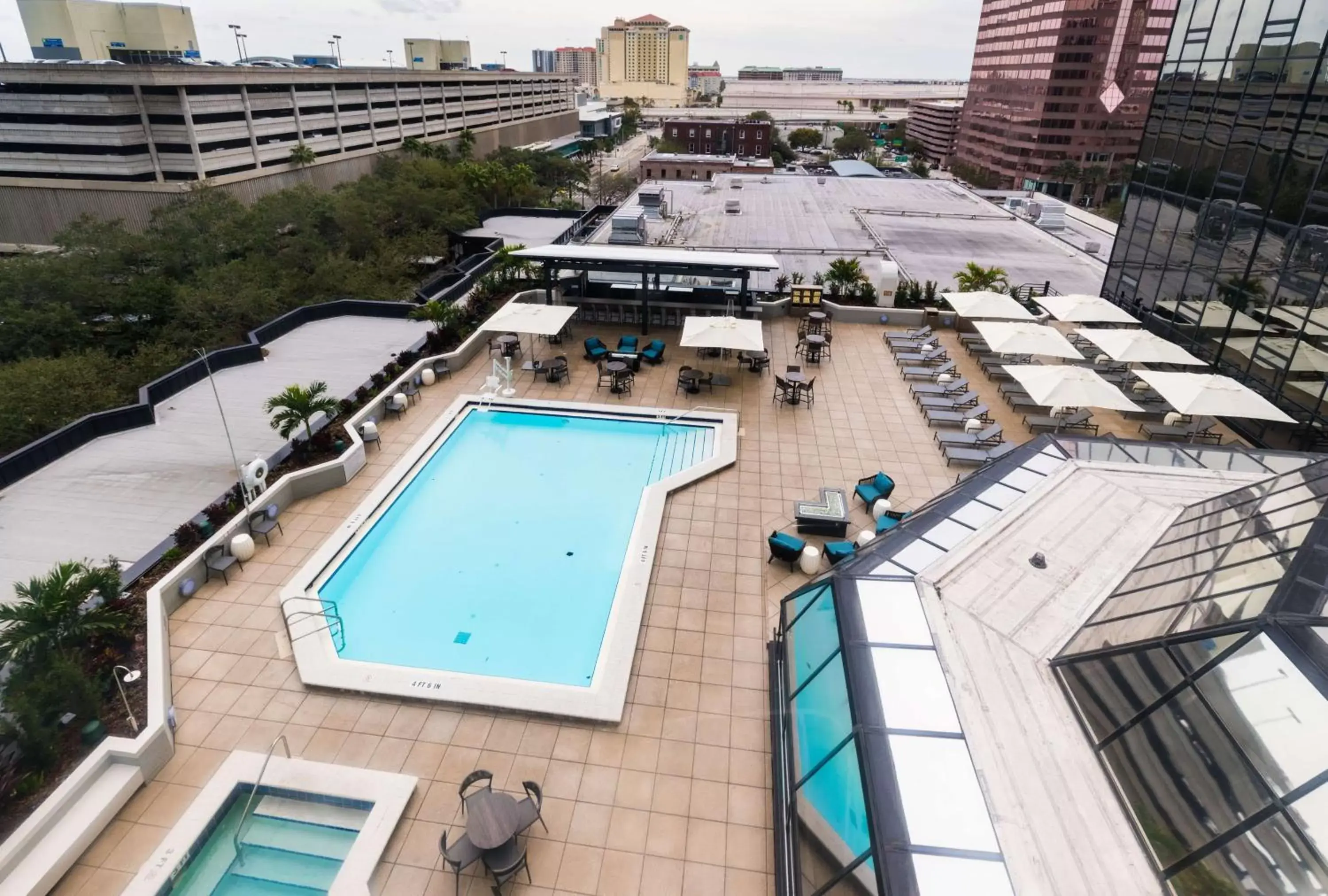Property building, Pool View in Hilton Tampa Downtown