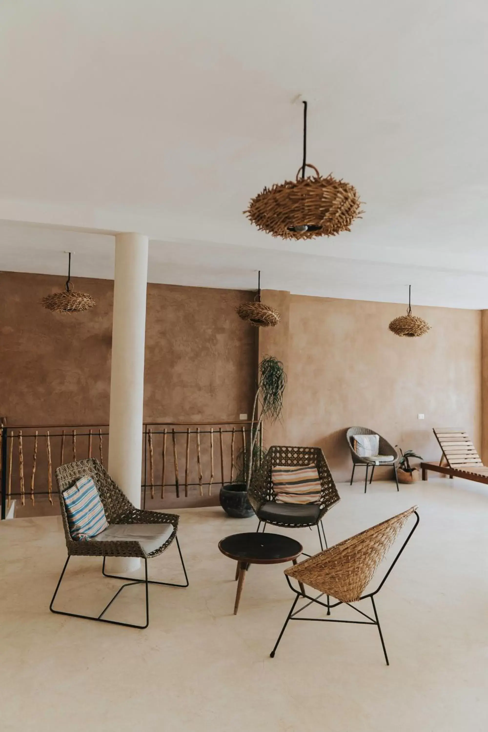 Seating area in Koos Hotel Tulum