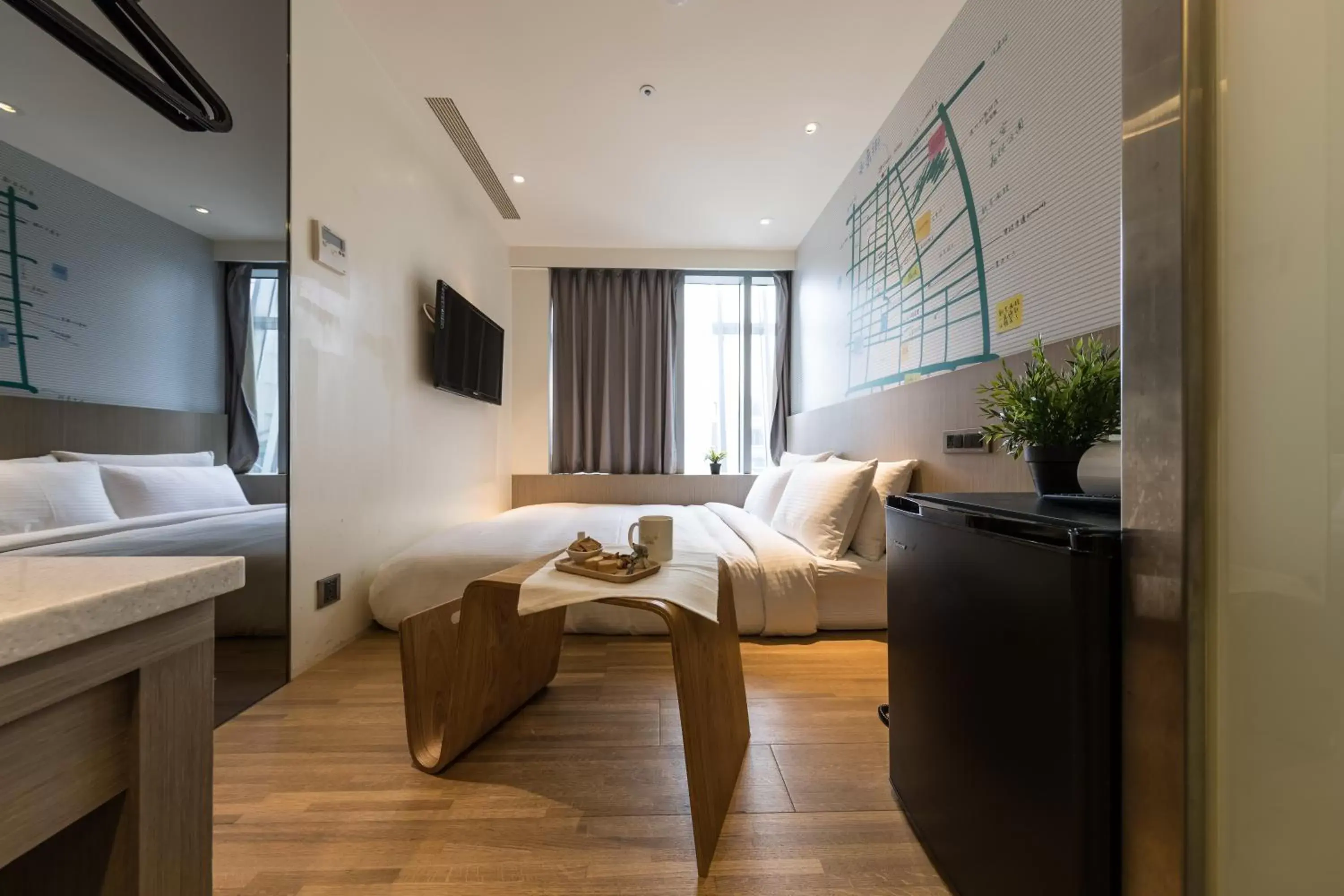 Photo of the whole room, Bed in Chaiin Hotel - Dongmen Photo of the whole room, Bed in Chaiin Hotel - Dongmen