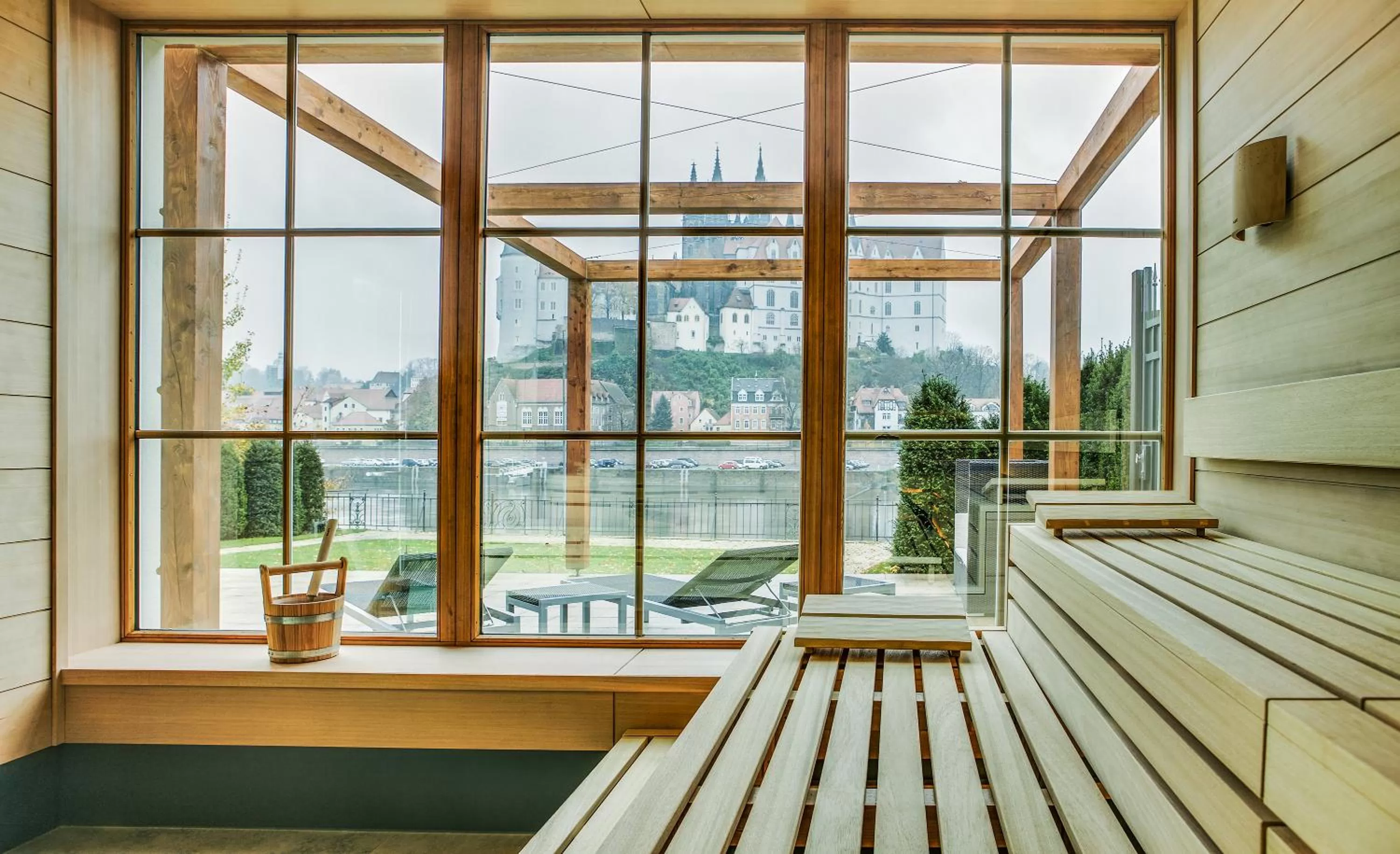 Sauna in Dorint Parkhotel Meißen