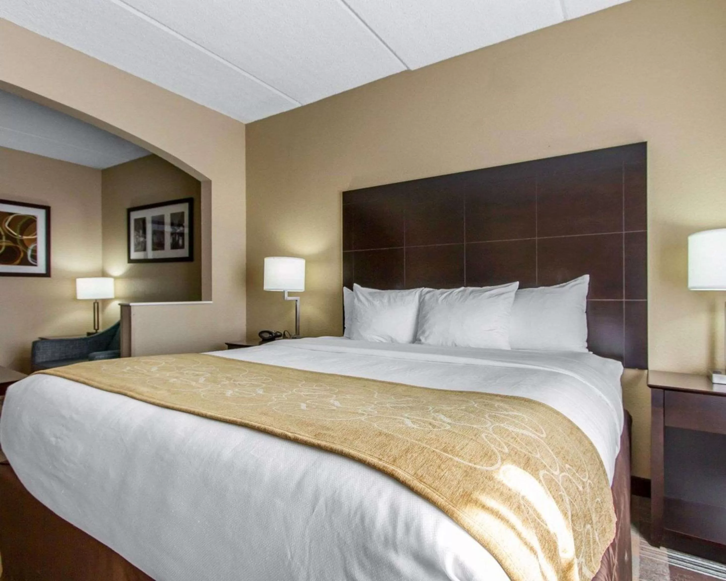 Photo of the whole room, Bed in Comfort Suites Kenner