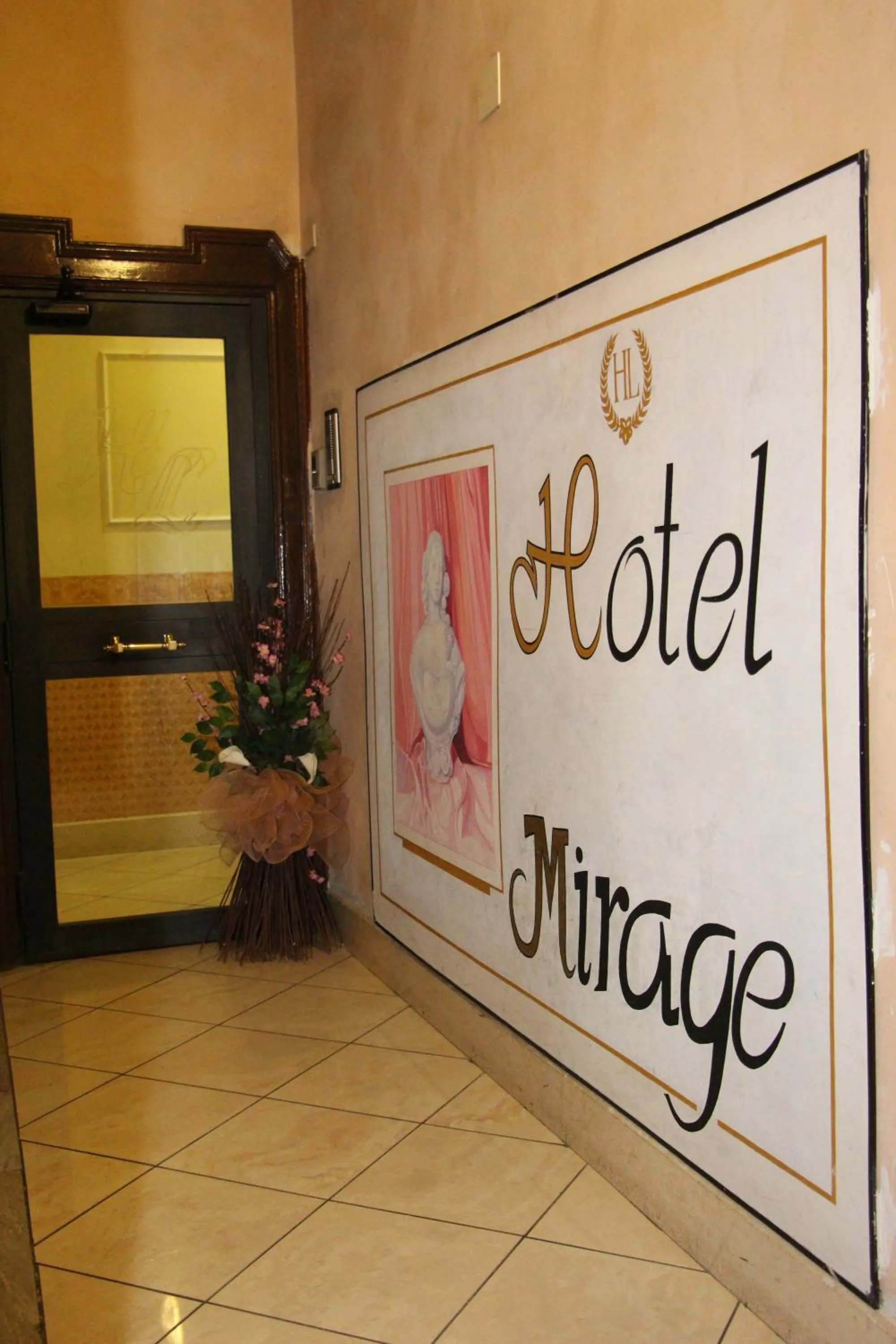 Decorative detail in Hotel Mirage