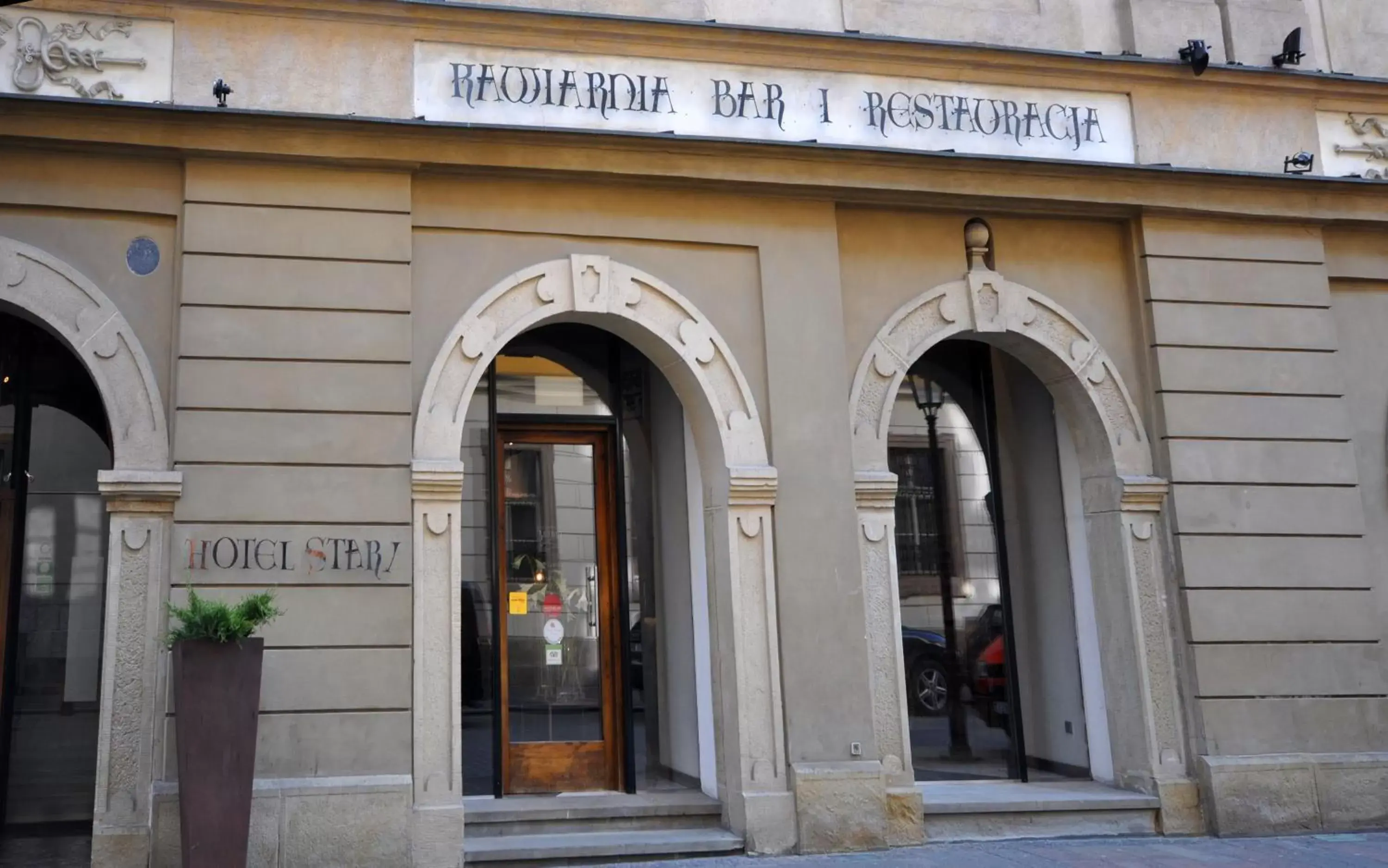 Facade/entrance in Hotel Stary