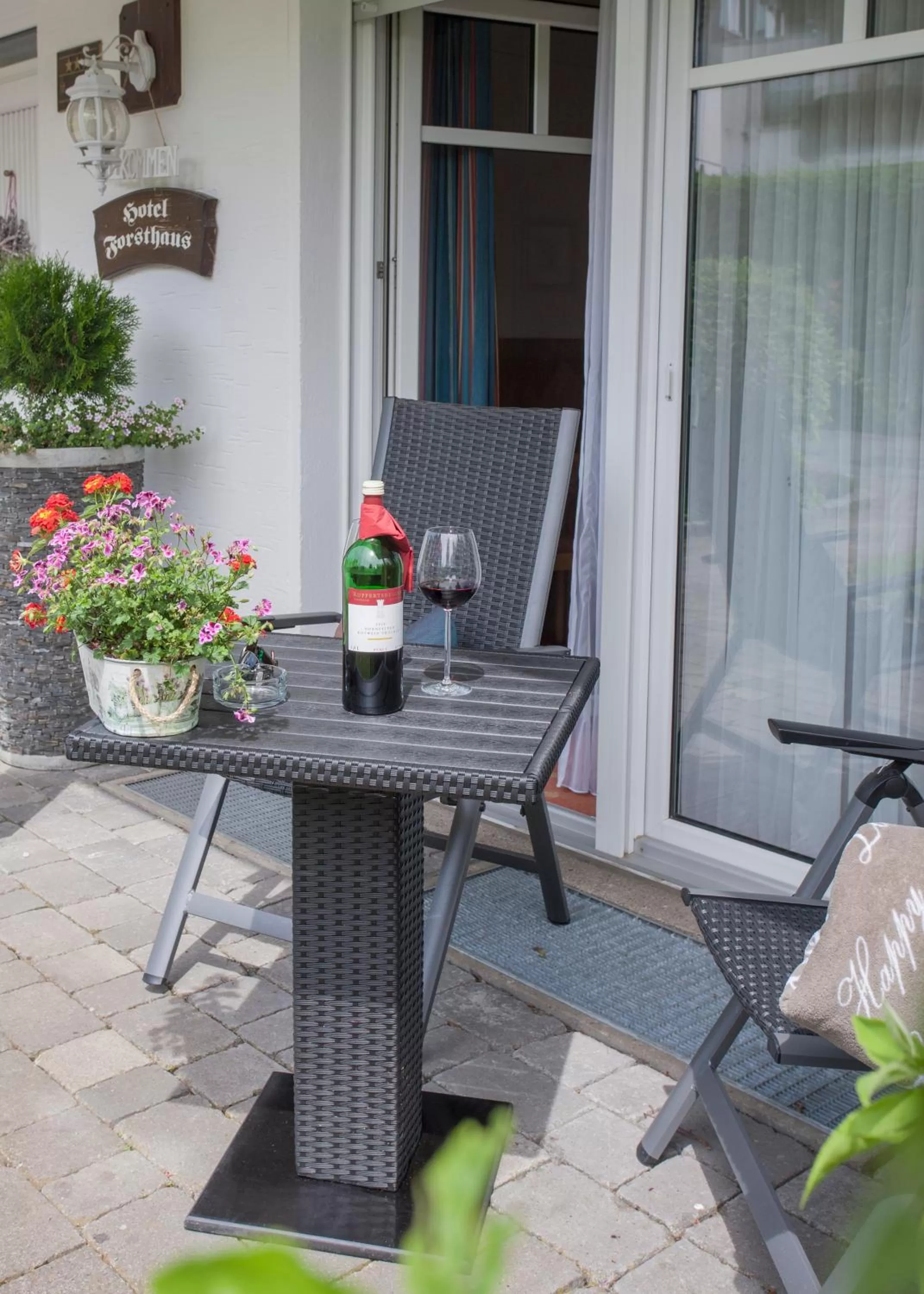 Balcony/Terrace in Hotel Forsthaus