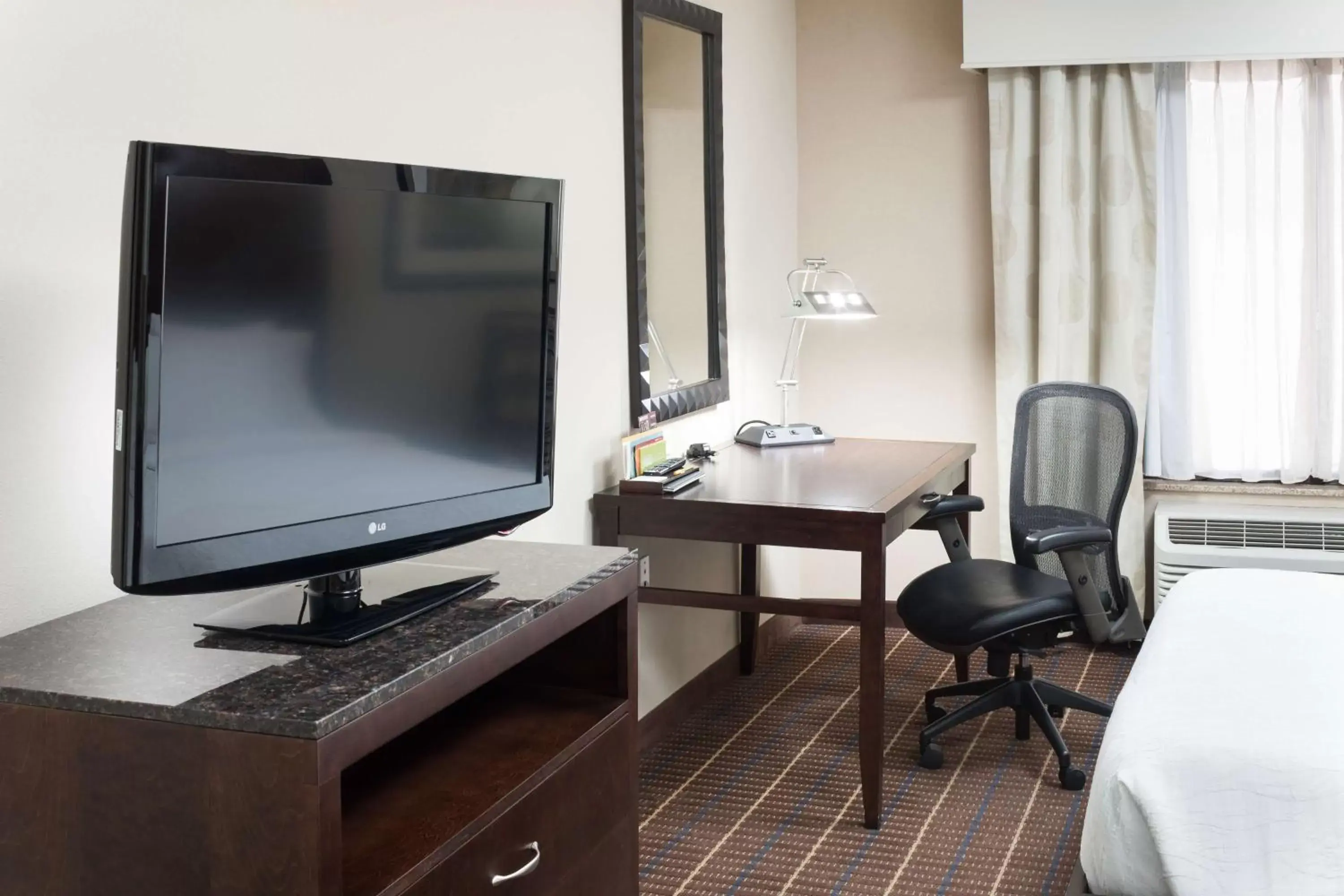 Bedroom, TV/Entertainment Center in Hilton Garden Inn El Paso Airport