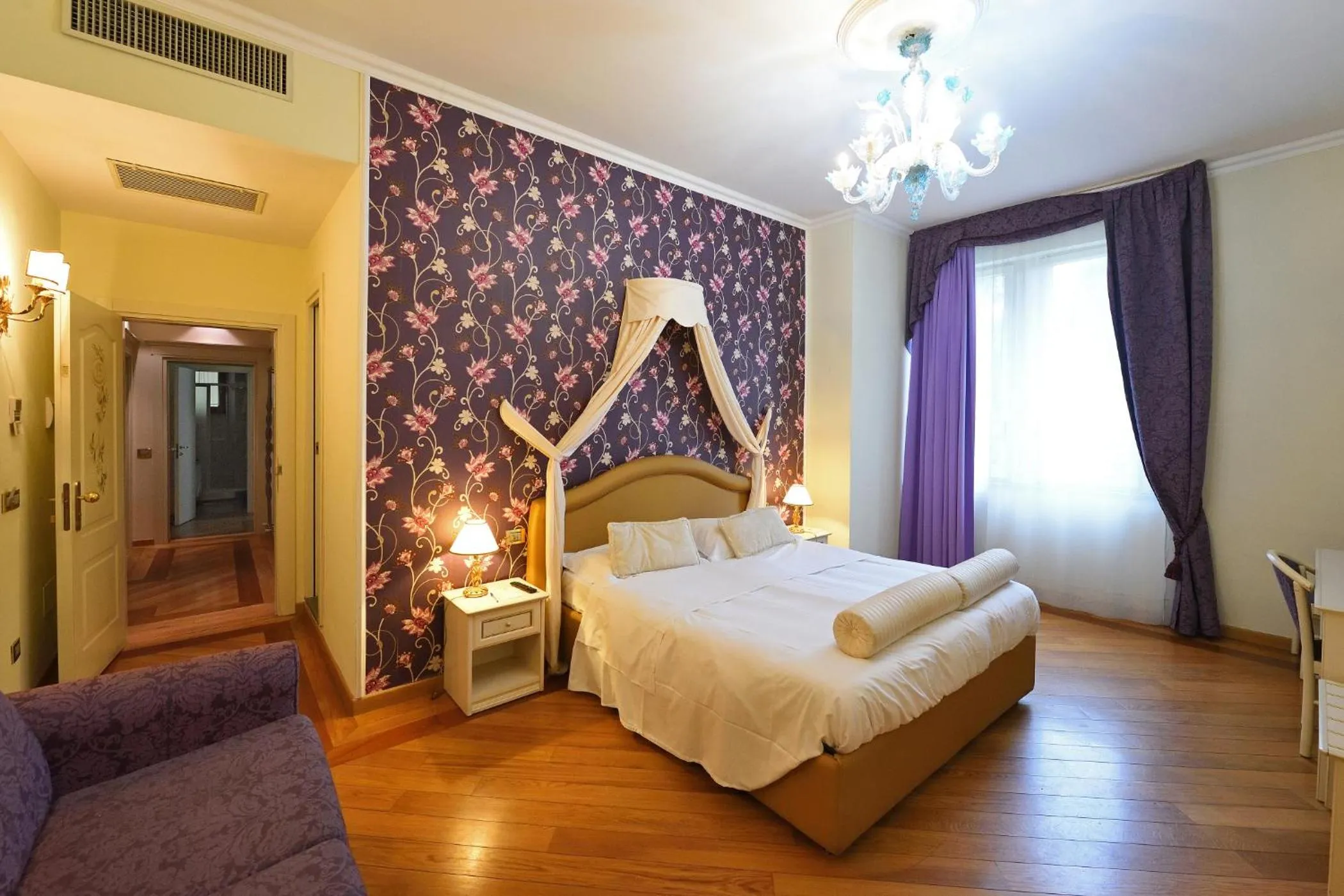 Bed in Relais La Corte di Cloris