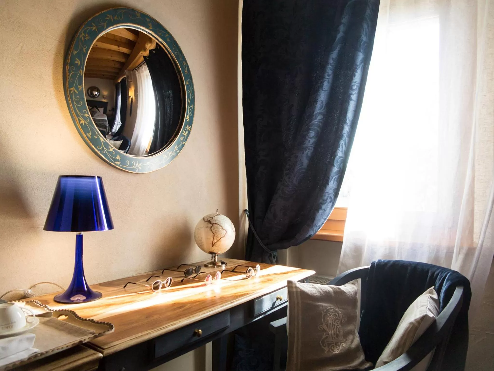 Decorative detail in Alice Relais Nelle Vigne