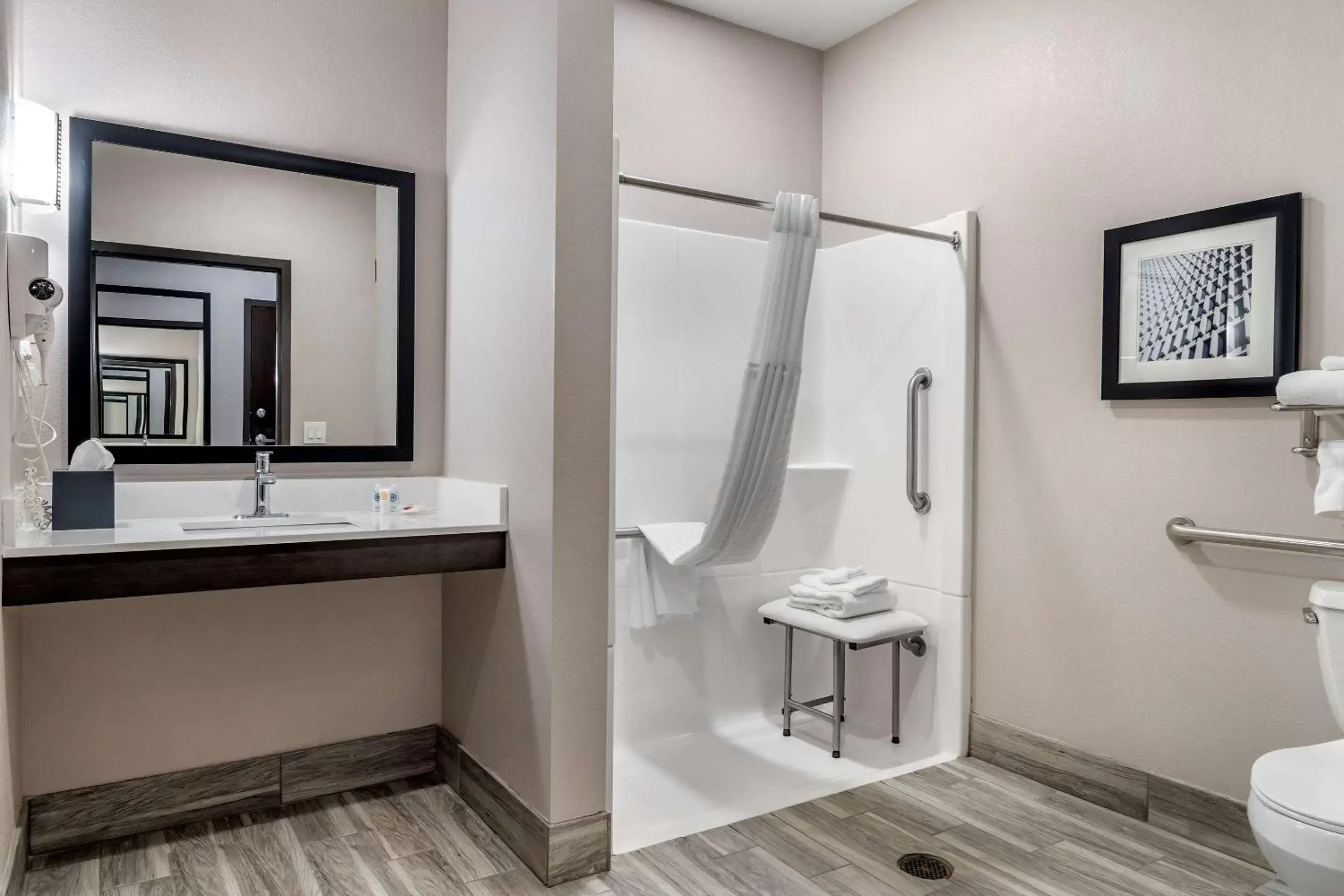 Bathroom in Comfort Suites McDonough Atlanta South