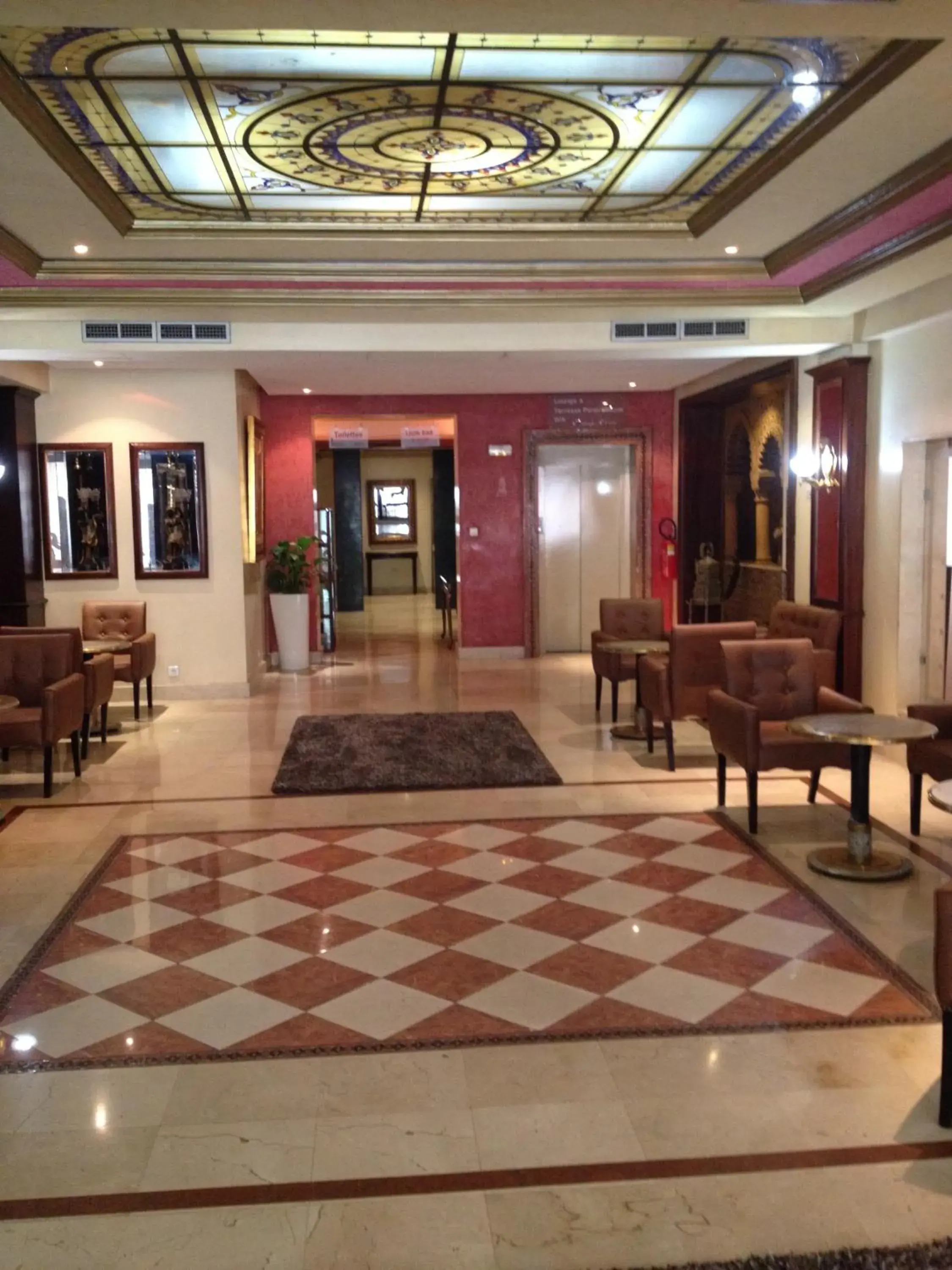 Lounge or bar, Lobby/Reception in Helnan Chellah Hotel