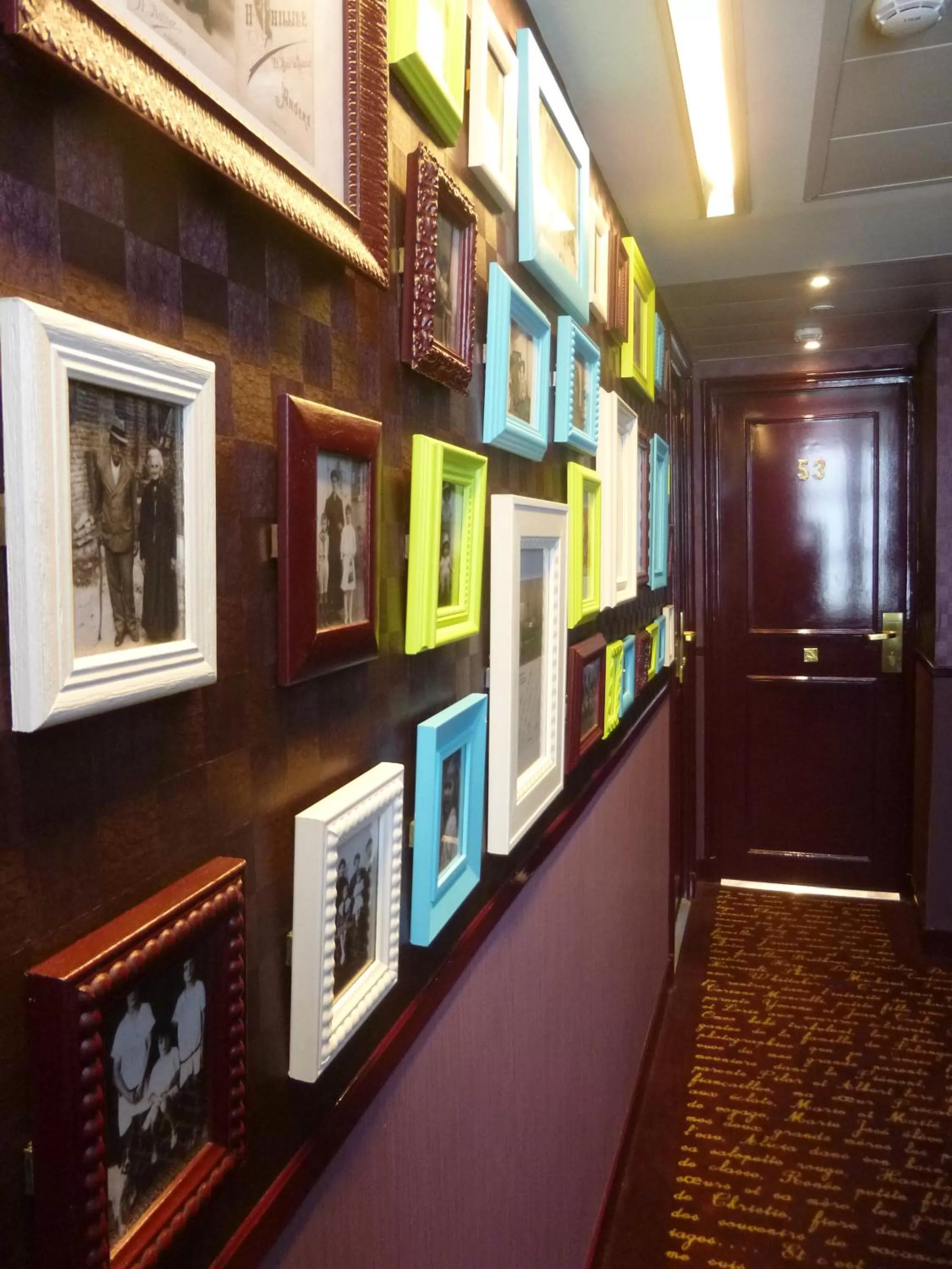 Decorative detail in Hotel Design Sorbonne