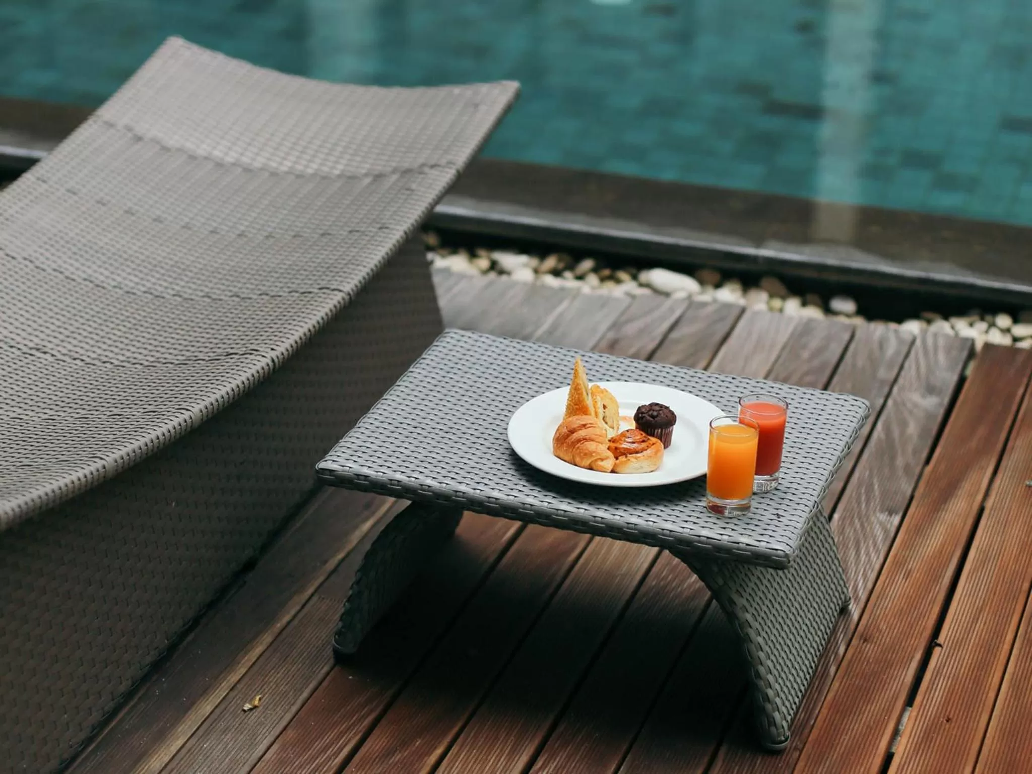 Swimming pool in Hotel Terrace at Kuta