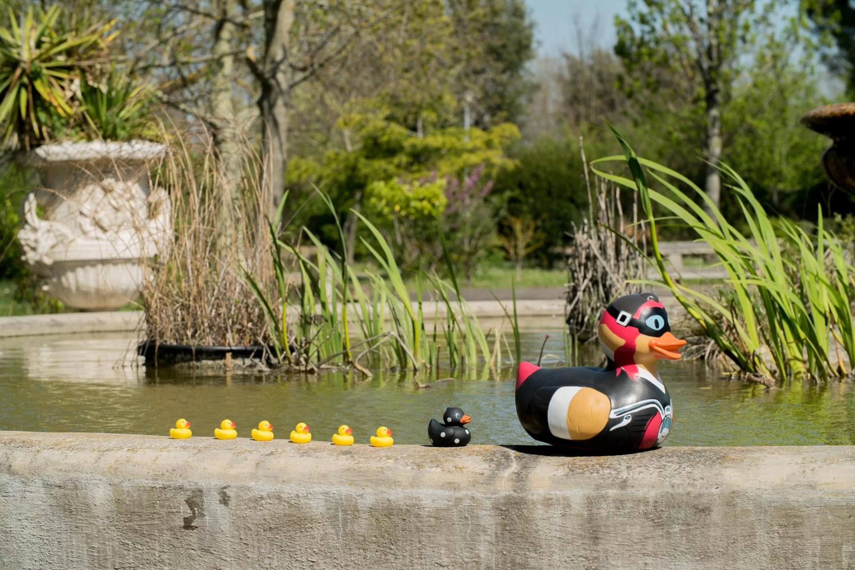 Garden in Best Western Plus Le Canard sur le Toit