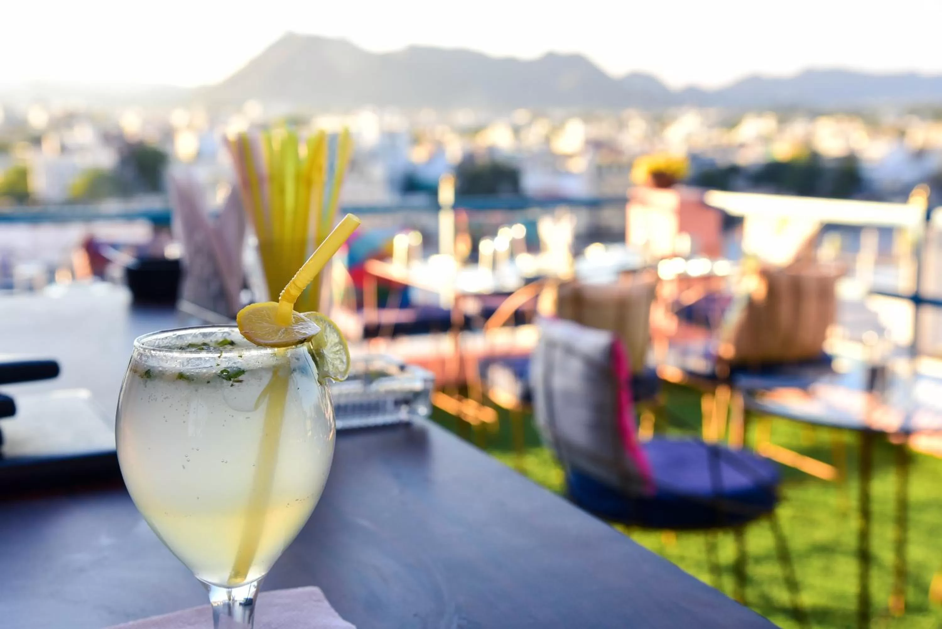 Drinks in Hotel Casa by the lake