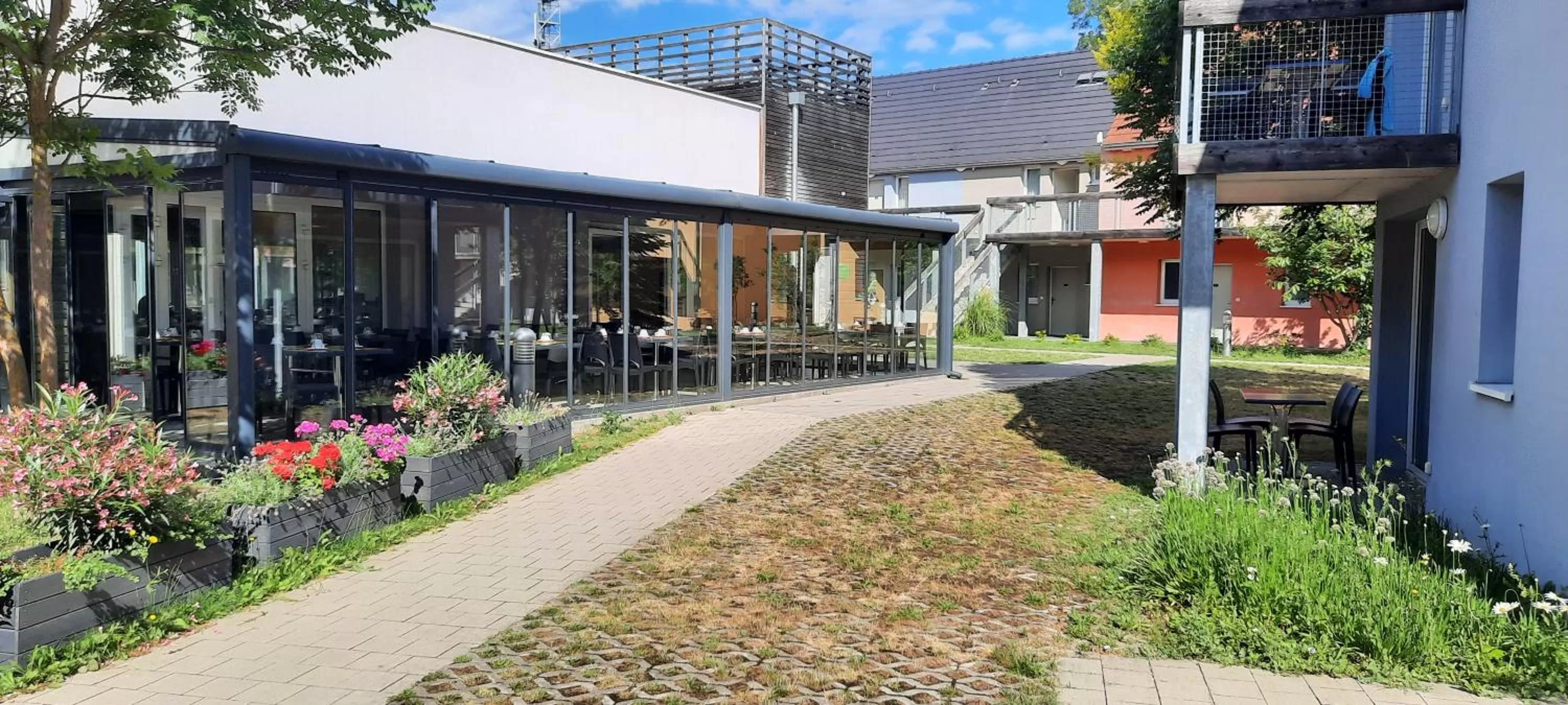 Patio in Résidence Les Rives de la Fecht - Colmar Ouest