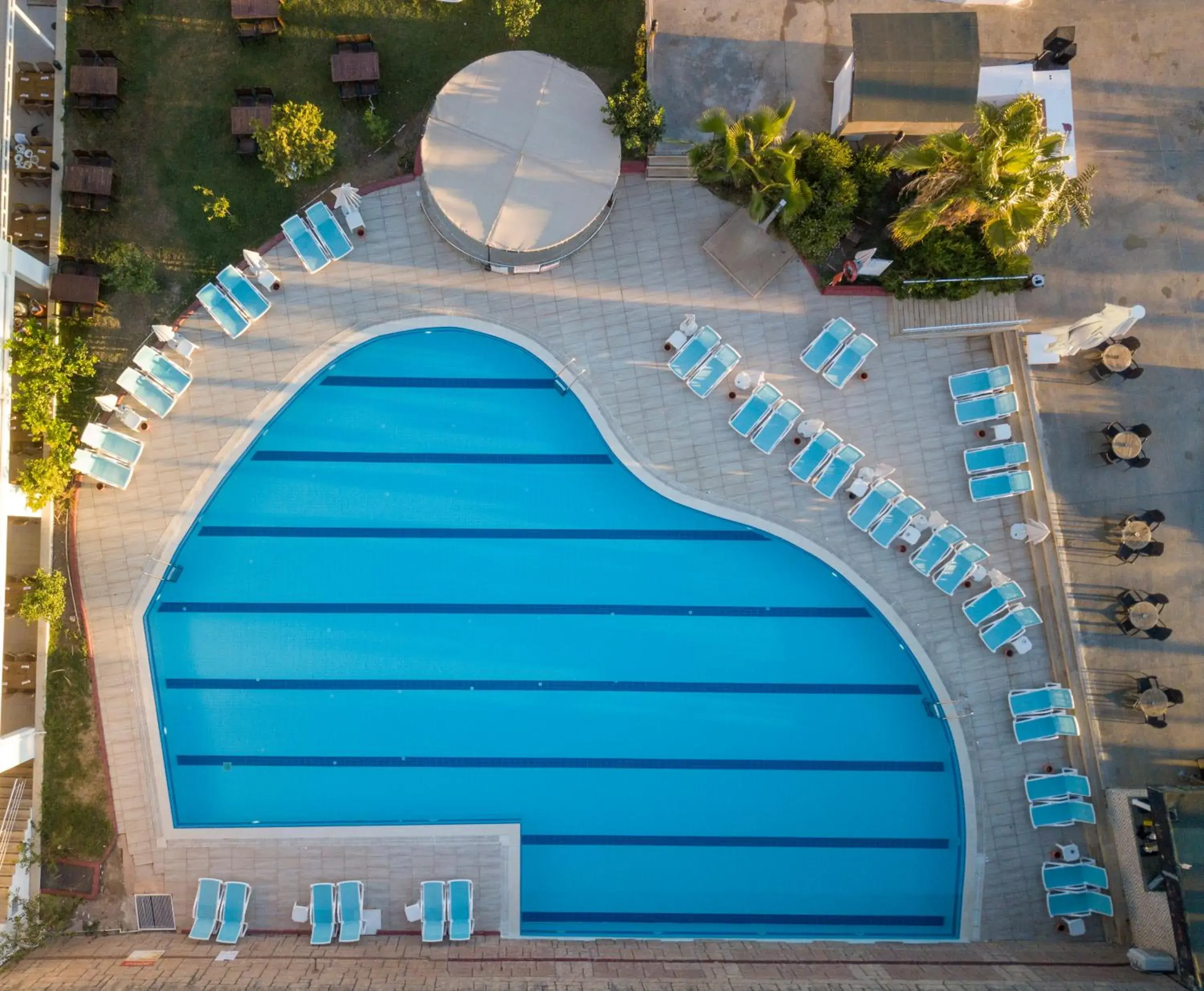 Bird's eye view, Pool View in Armas Gul Beach