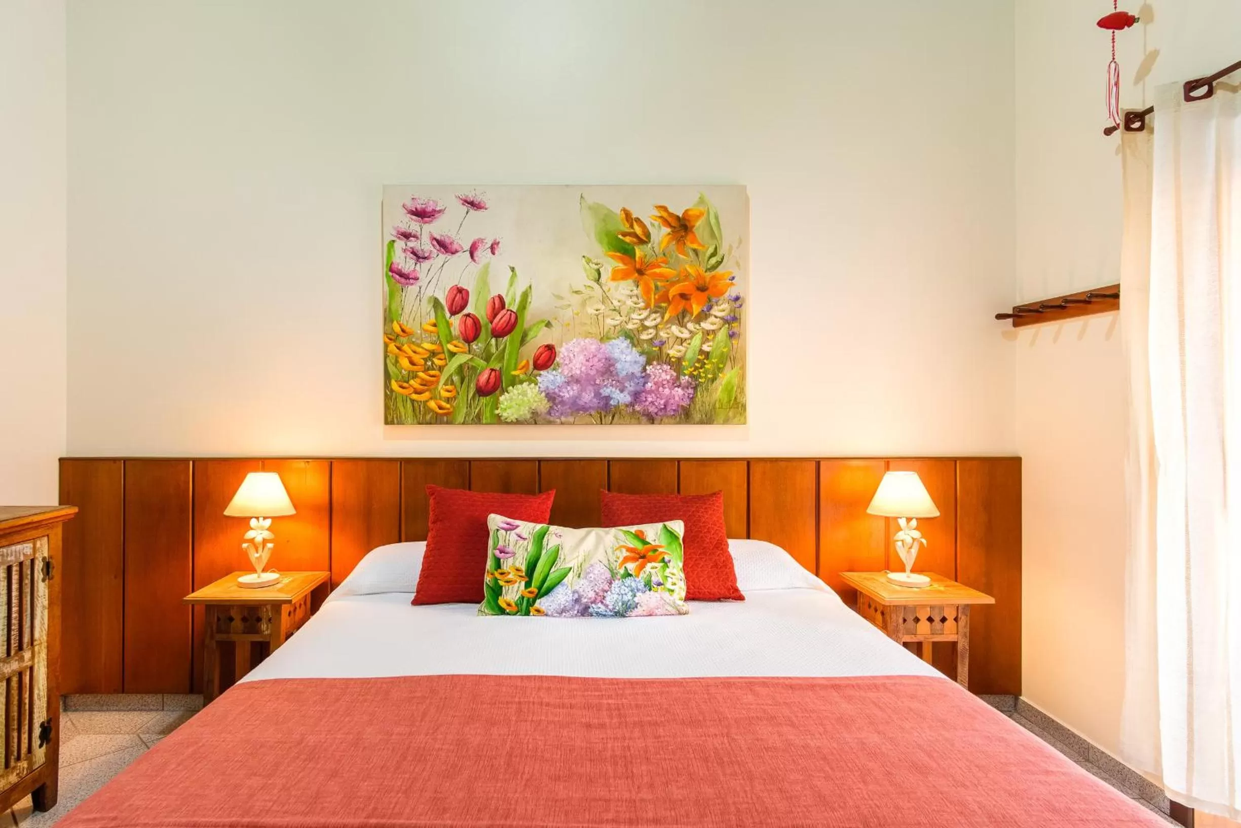 Bed in Pousada Vivamar