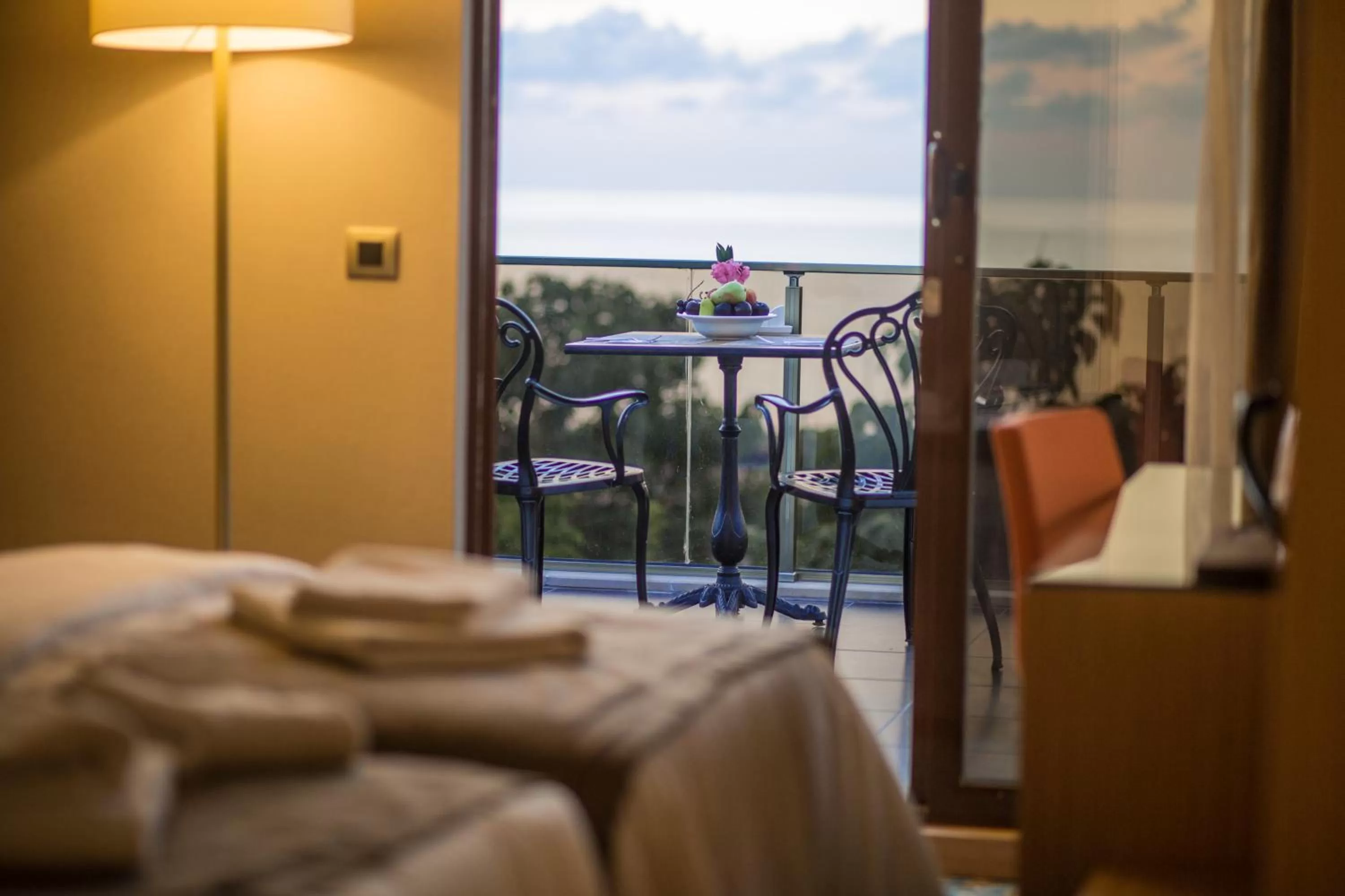 Bed in Blue Sea Hotel