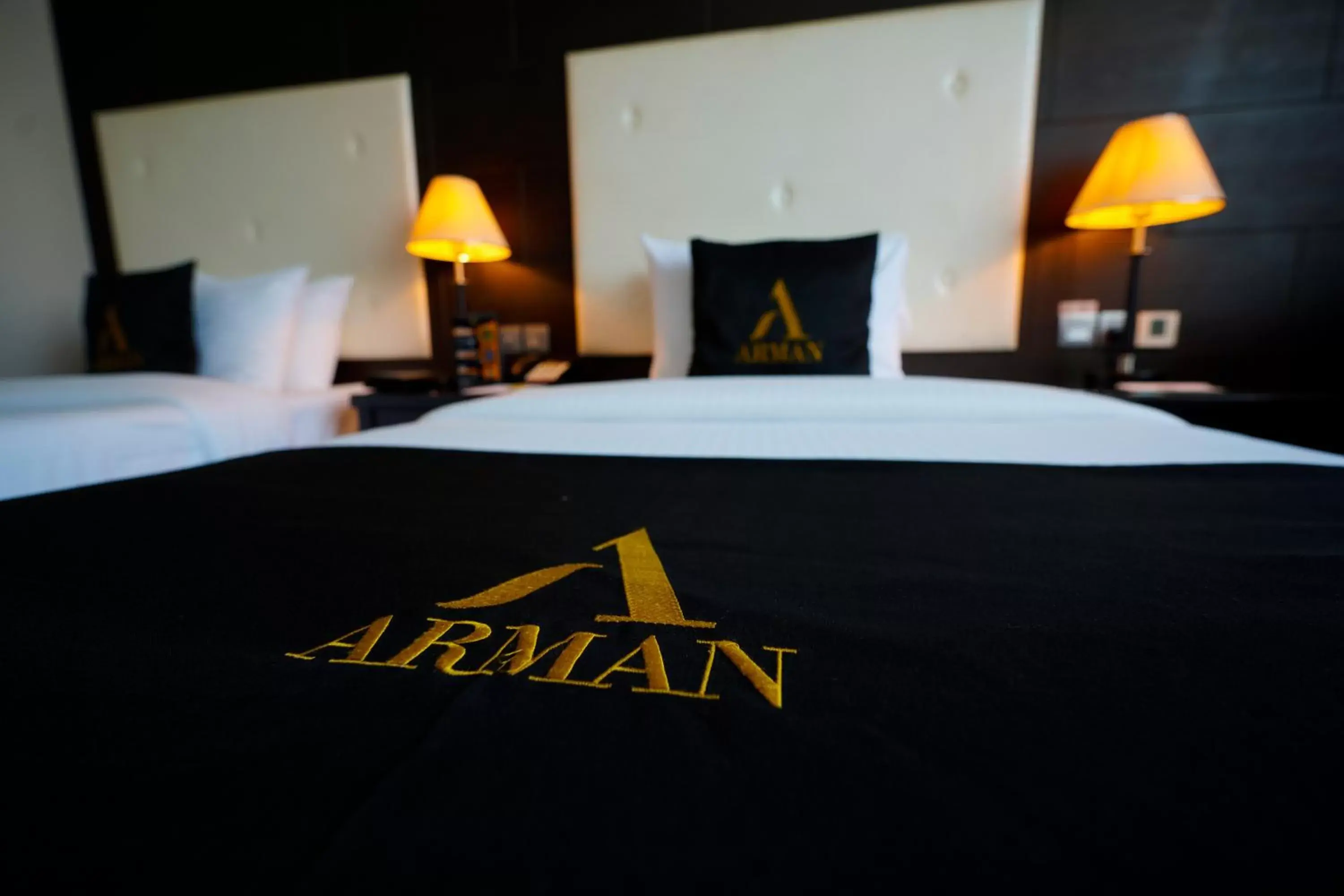 Bed in Arman Hotel Juffair Mall