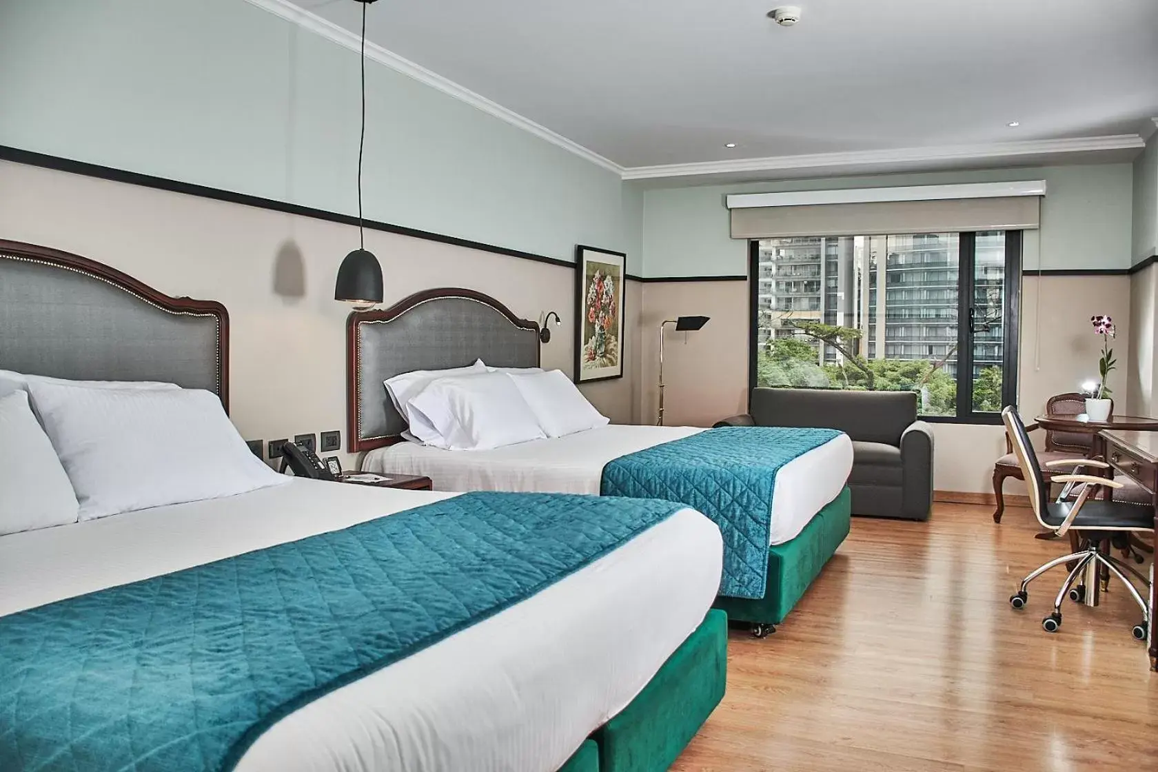 Property building, Bed in Hotel Poblado Plaza