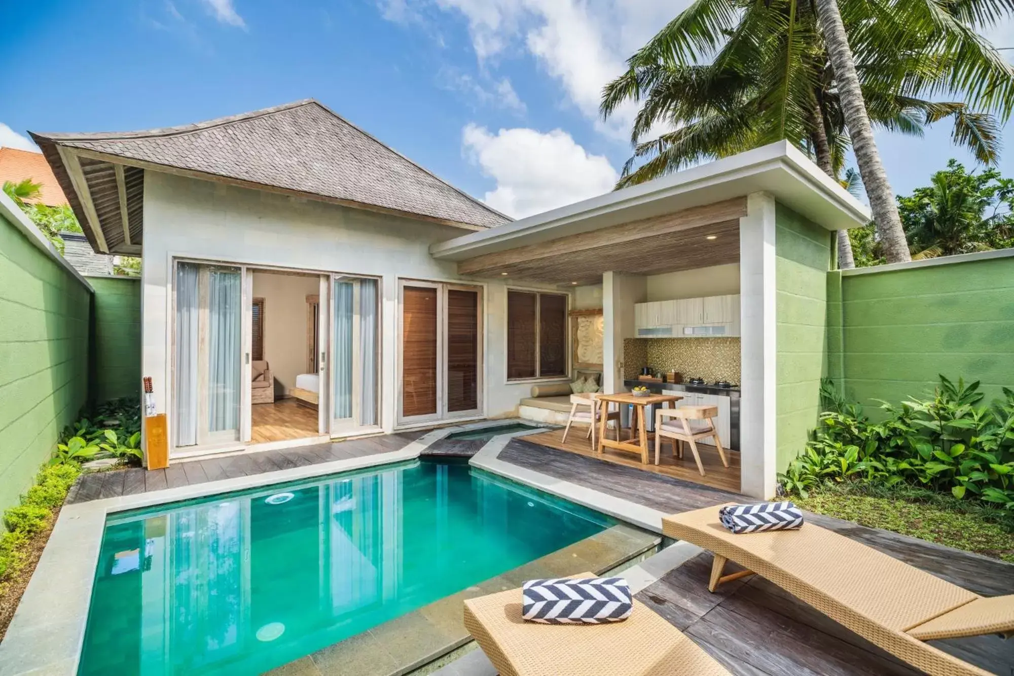 Living room, Swimming Pool in Arkamara Dijiwa Ubud