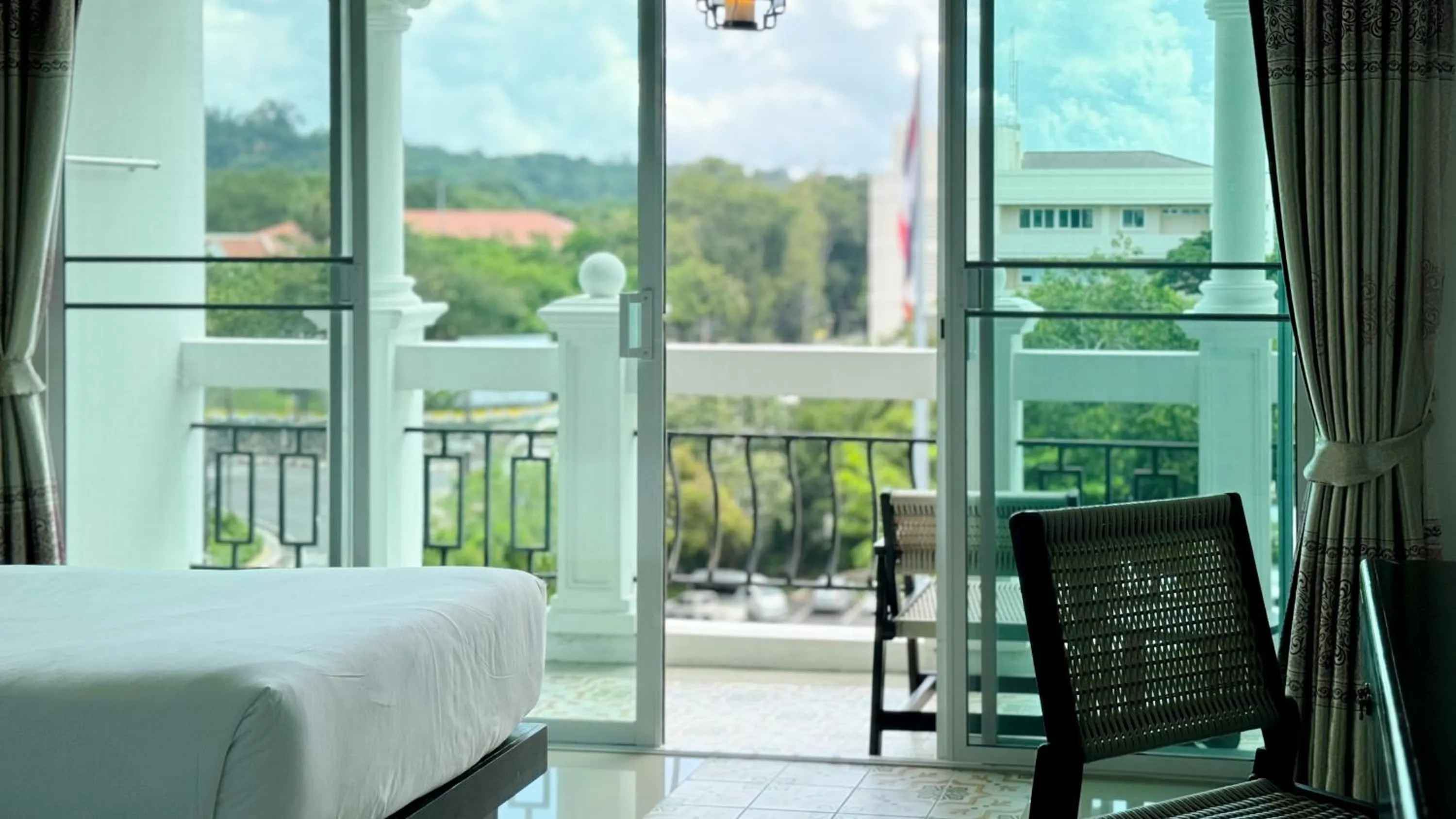 View (from property/room), Bed in Grand Supicha City Hotel